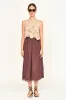 Santanyi Crochet Floral Tank in Sand sold by Mirth