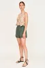 Santanyi Crochet Floral Tank in Sand sold by Mirth