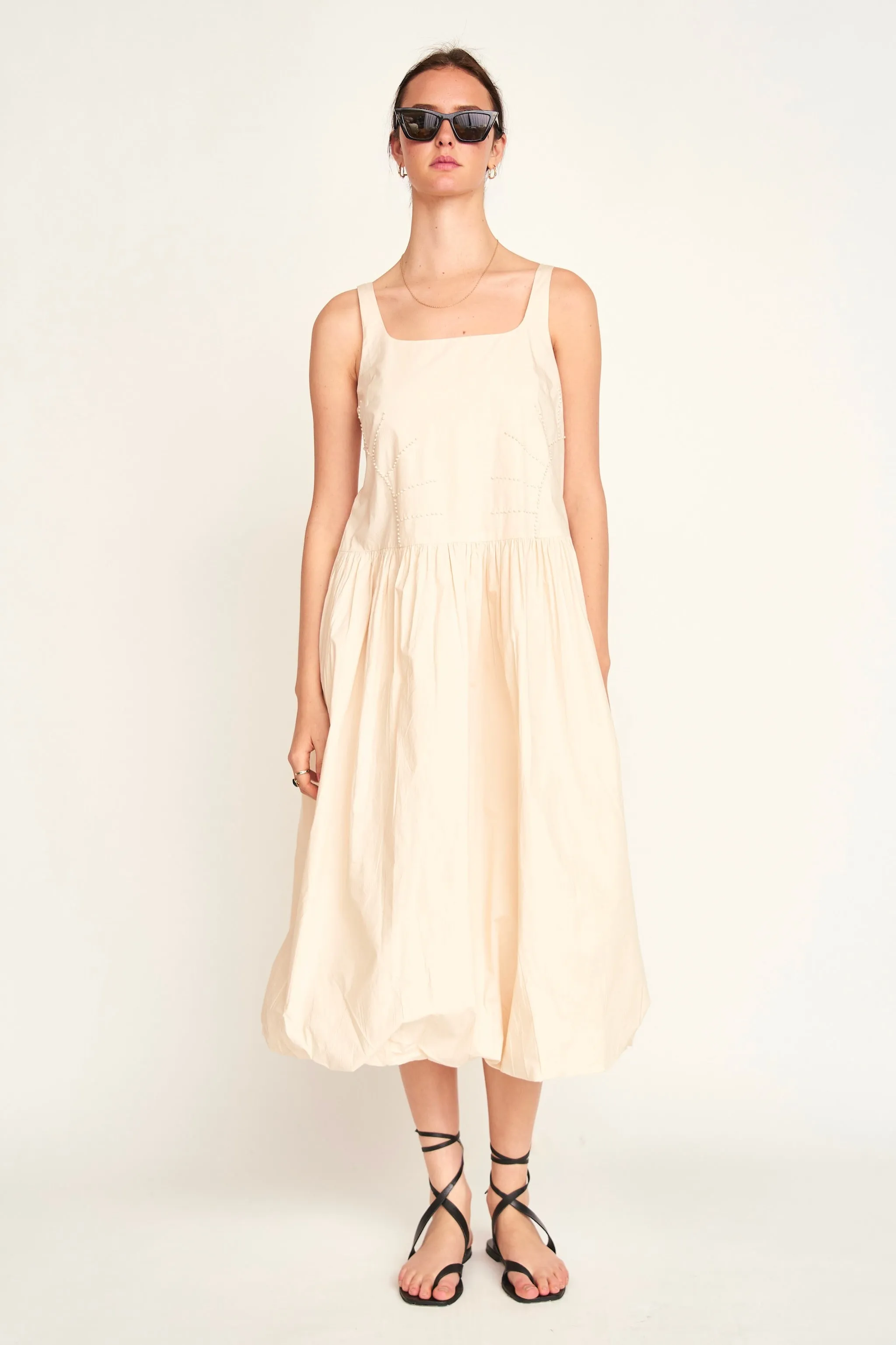 Sheridan Sunrise Dress in Parchment sold by Mirth