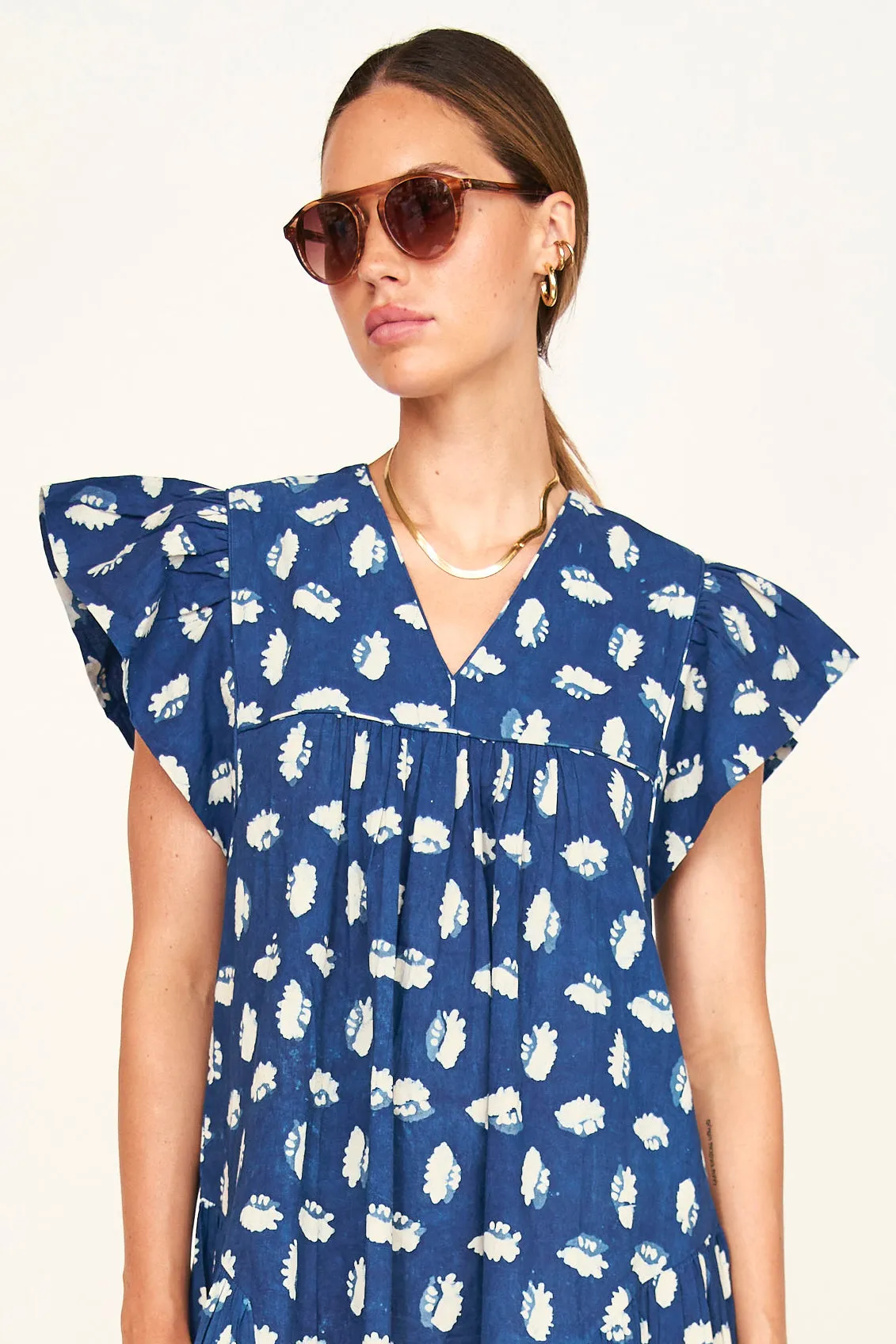 Belem Dress in Indigo Conch sold by Mirth product image thumbnail 2