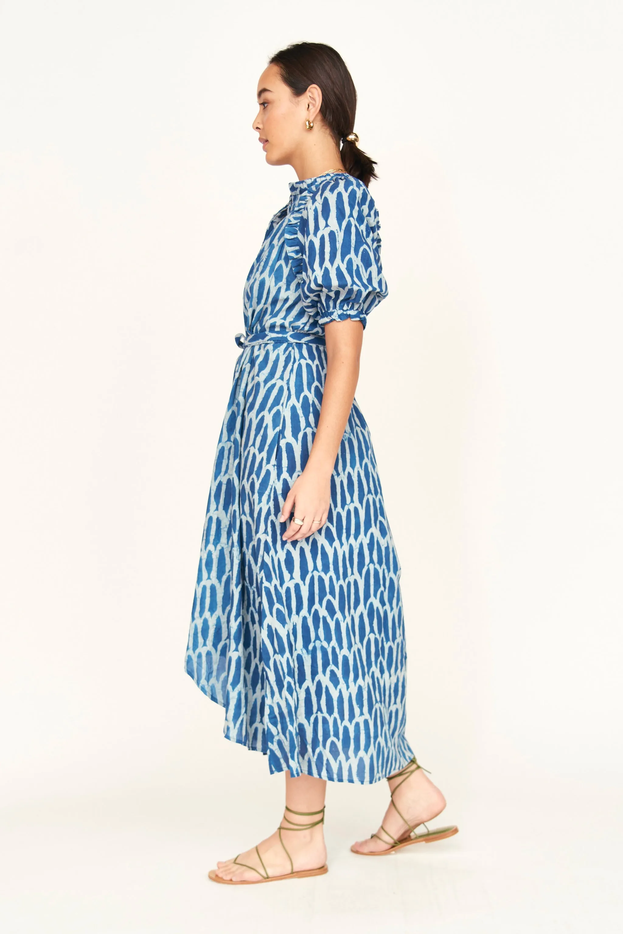 Somerset Dress in Indigo Bluefish sold by Mirth product image thumbnail 4