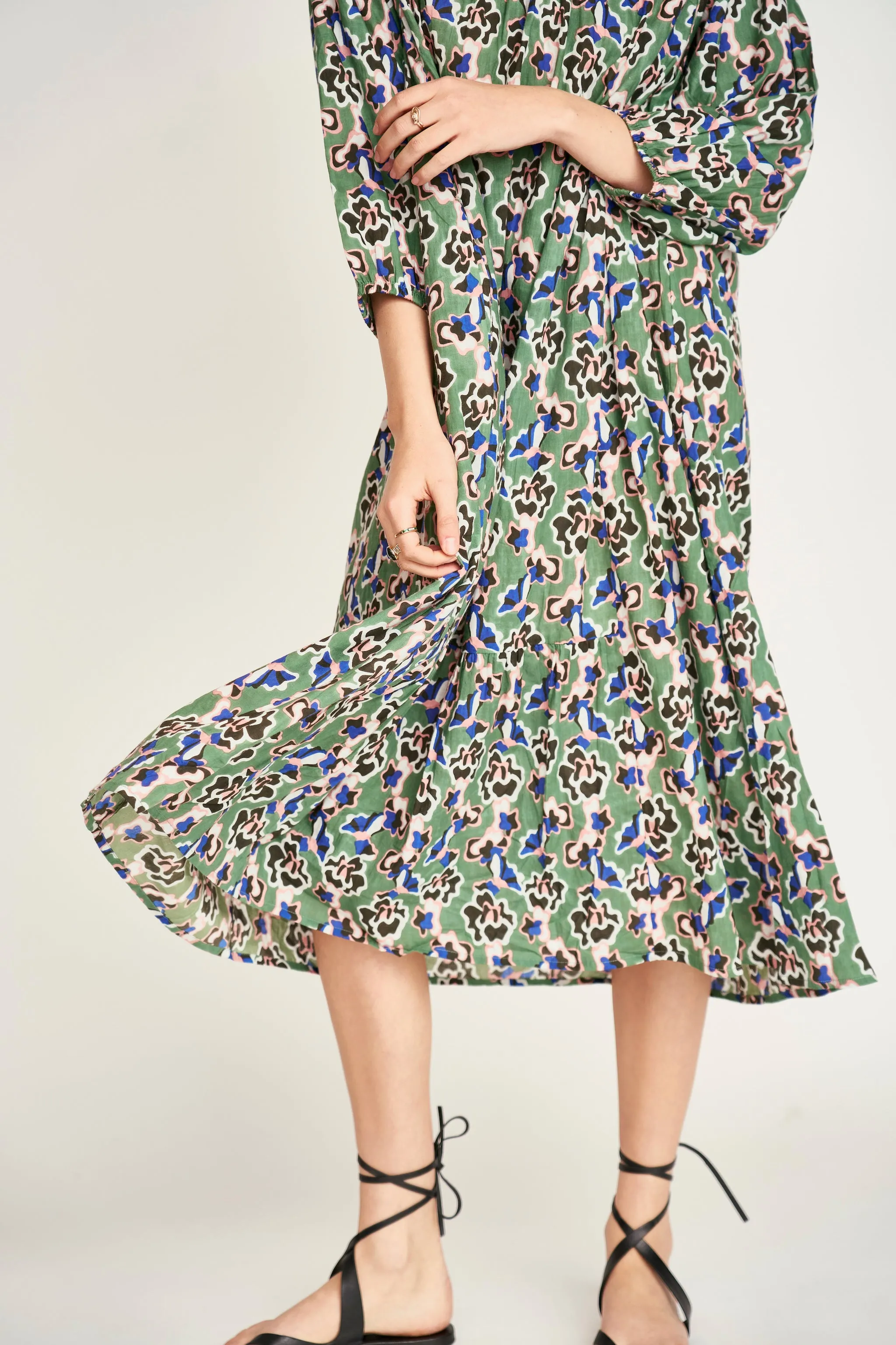 Belem Dress in Mint Orchid sold by Mirth product image thumbnail 4