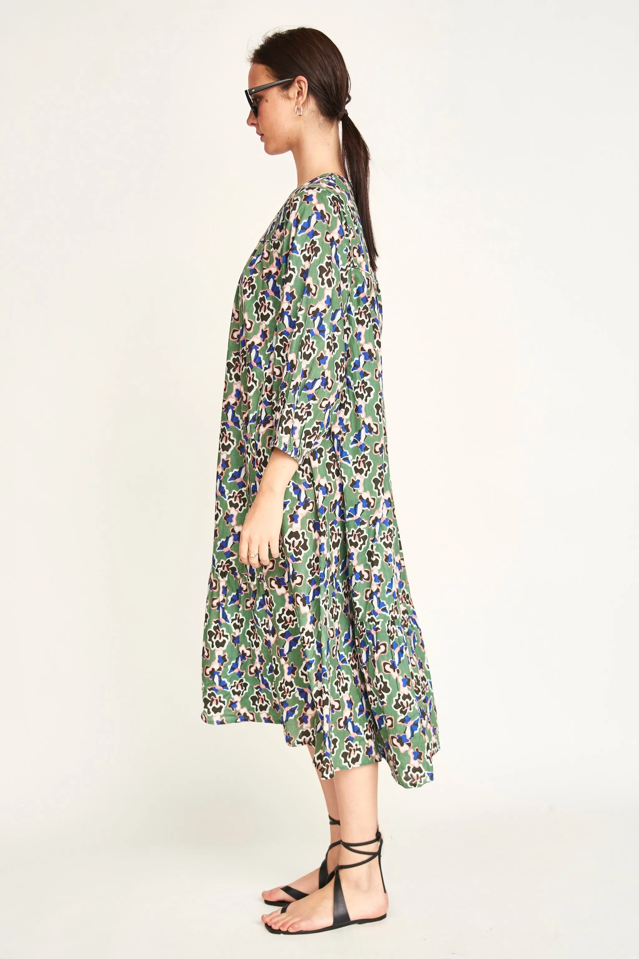 Belem Dress in Mint Orchid sold by Mirth product image thumbnail 3