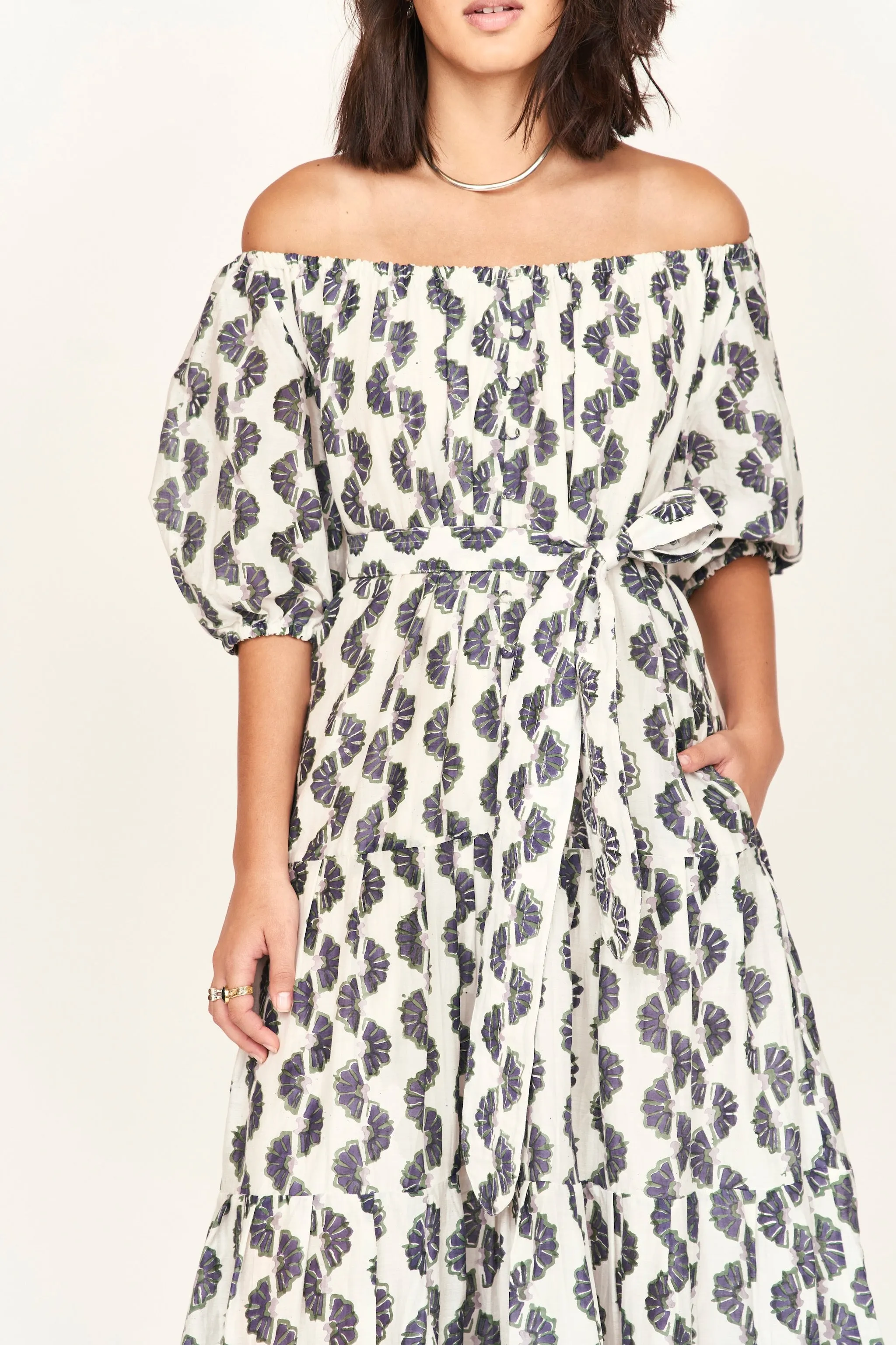 Capri Dress in Orchard Road sold by Mirth product image thumbnail 3