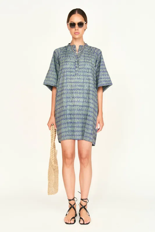 Faro Dress in Lagoon Minnow sold by Mirth