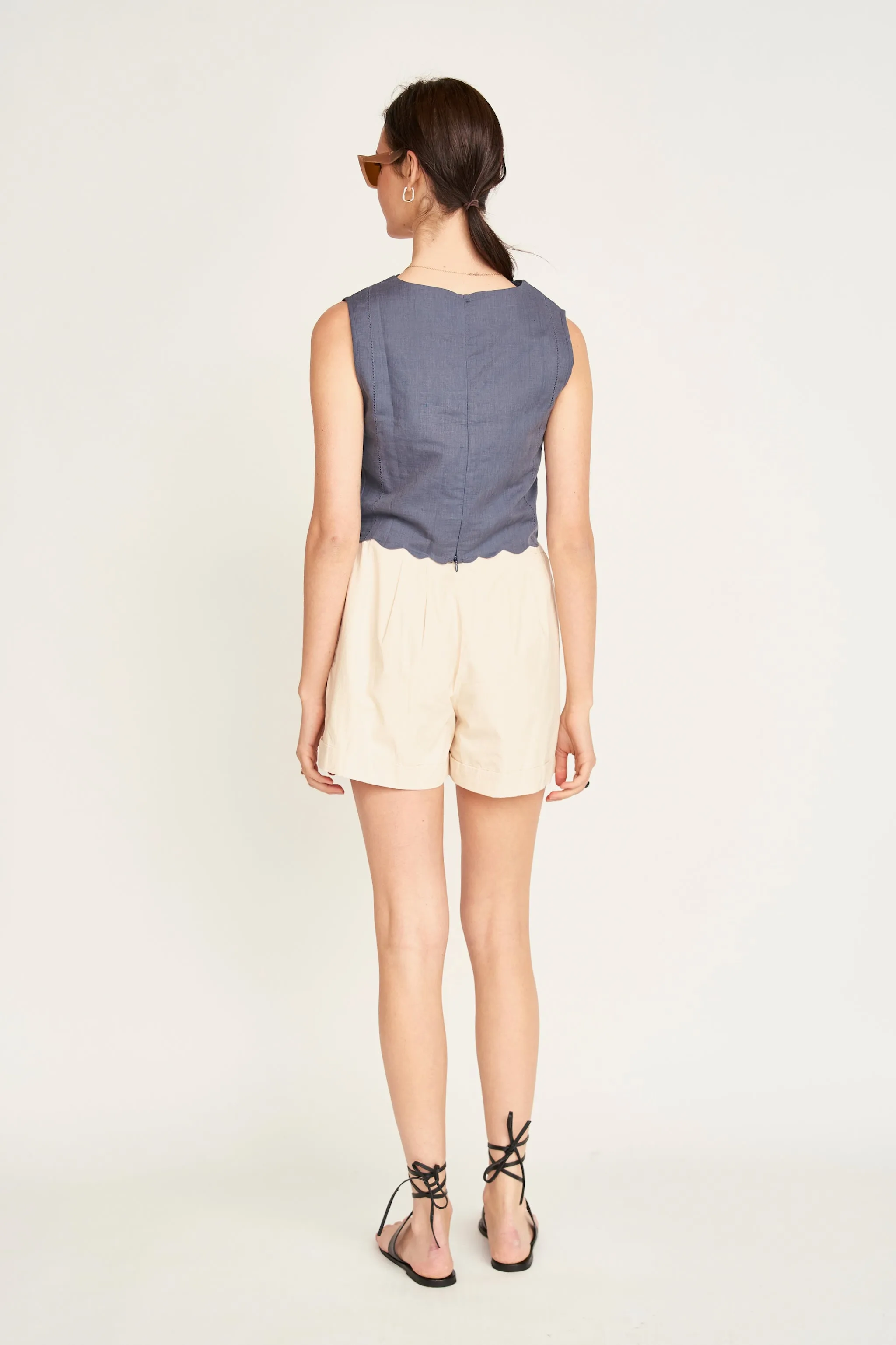 Melbourne Short in Parchment sold by Mirth product image thumbnail 5