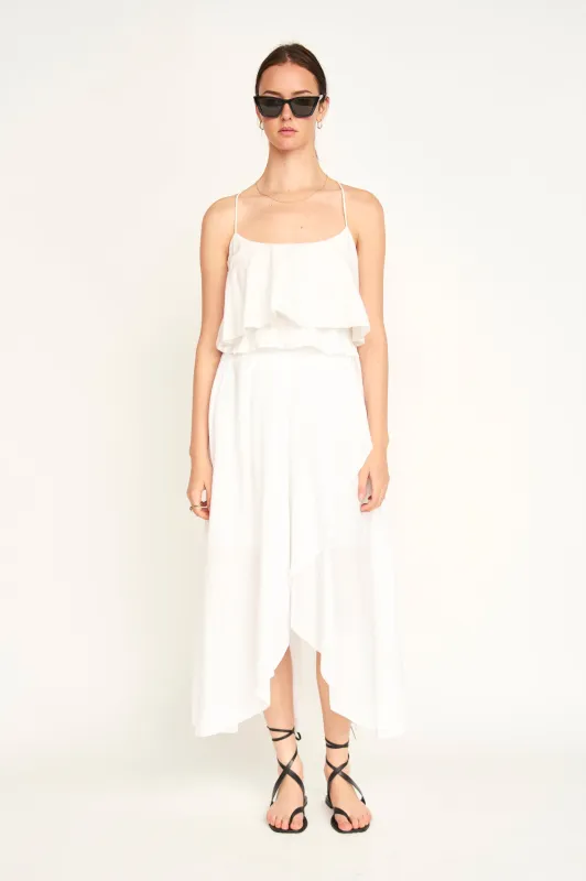 Singapore Skirt in White sold by Mirth