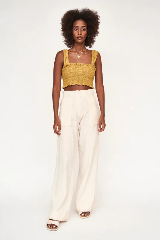 Tivot Pant in Parchment sold by Mirth