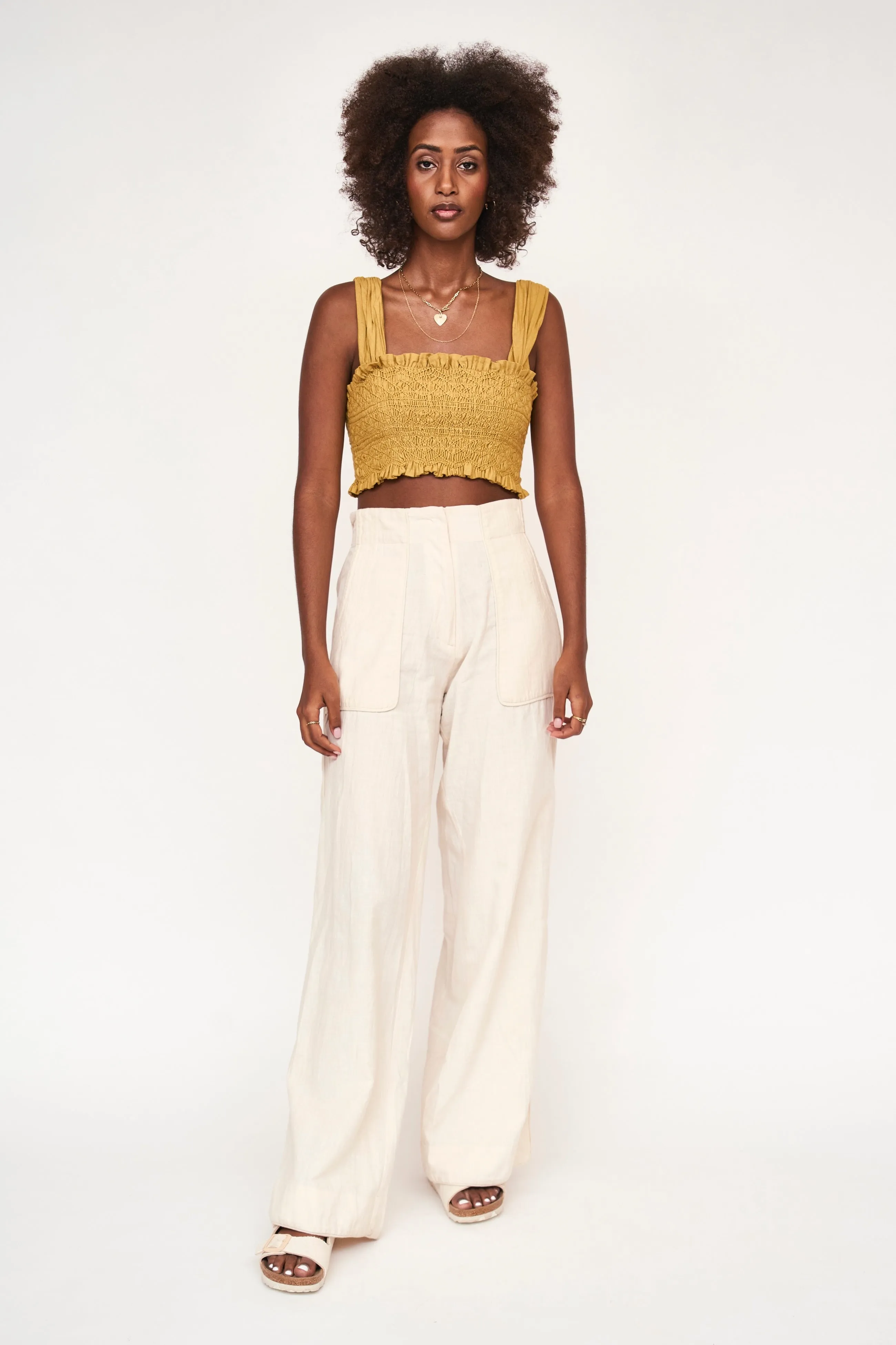 Tivot Pant in Parchment sold by Mirth