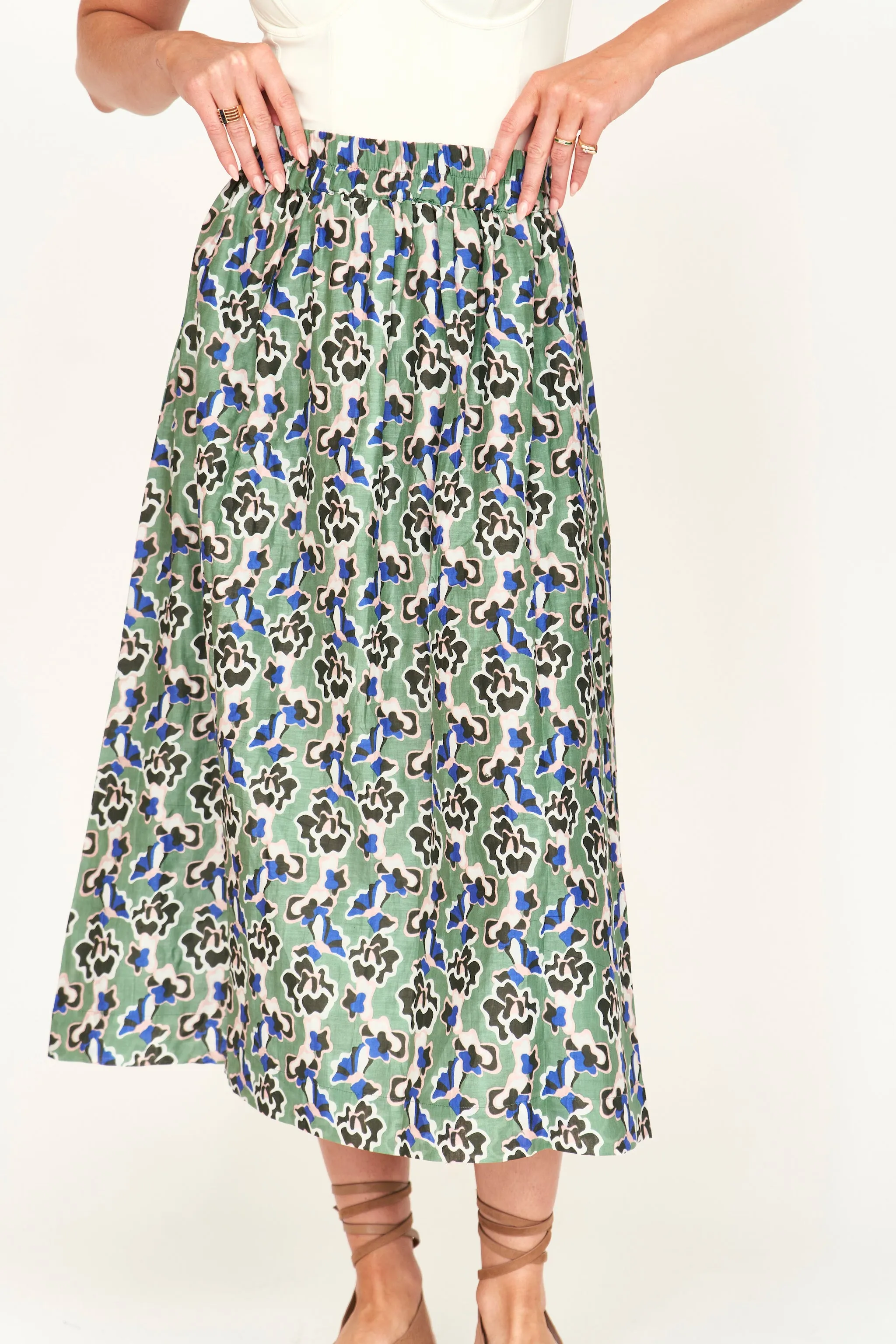 Verona Skirt in Mint Orchid sold by Mirth product image thumbnail 2