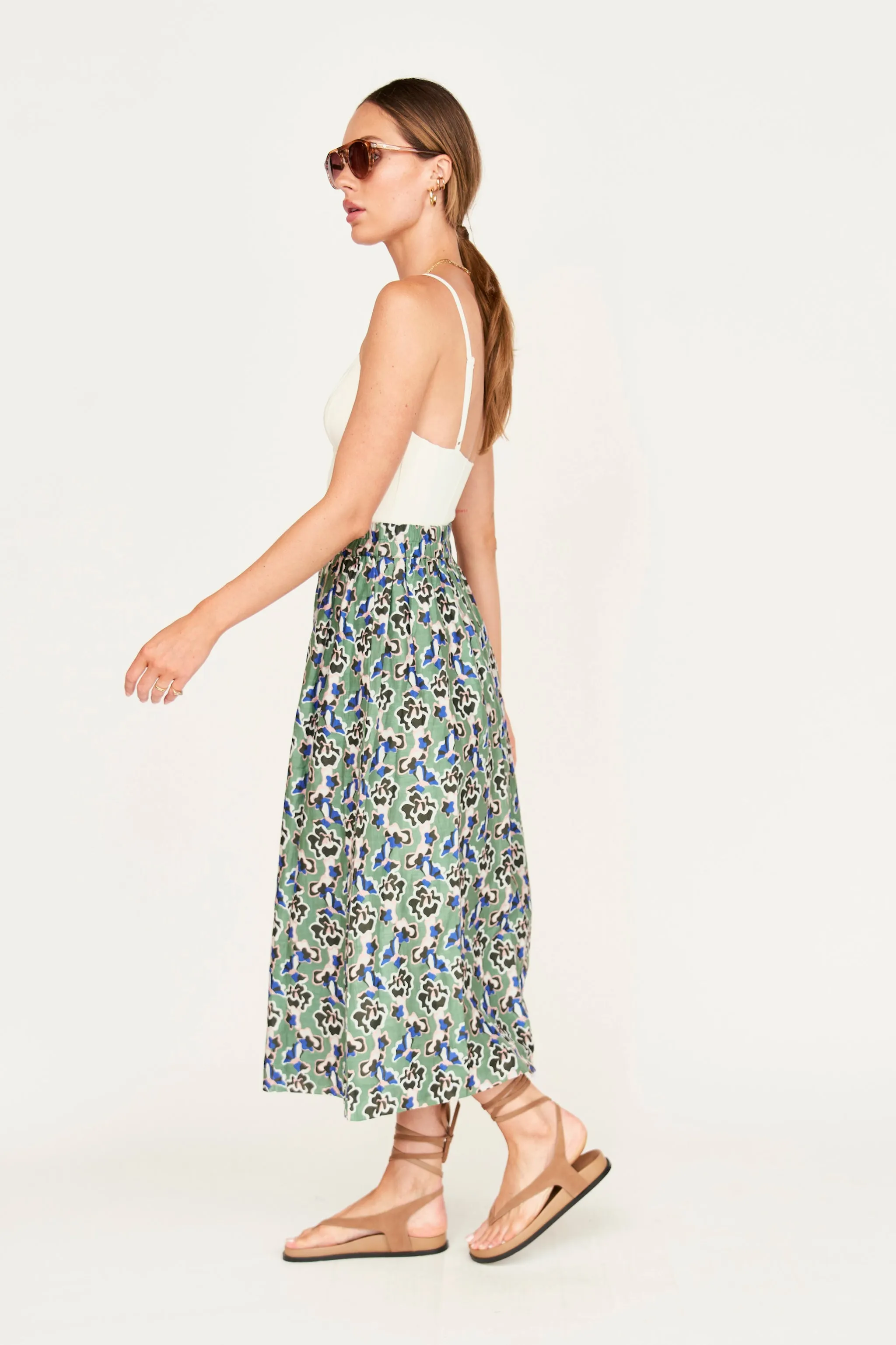 Verona Skirt in Mint Orchid sold by Mirth product image thumbnail 3