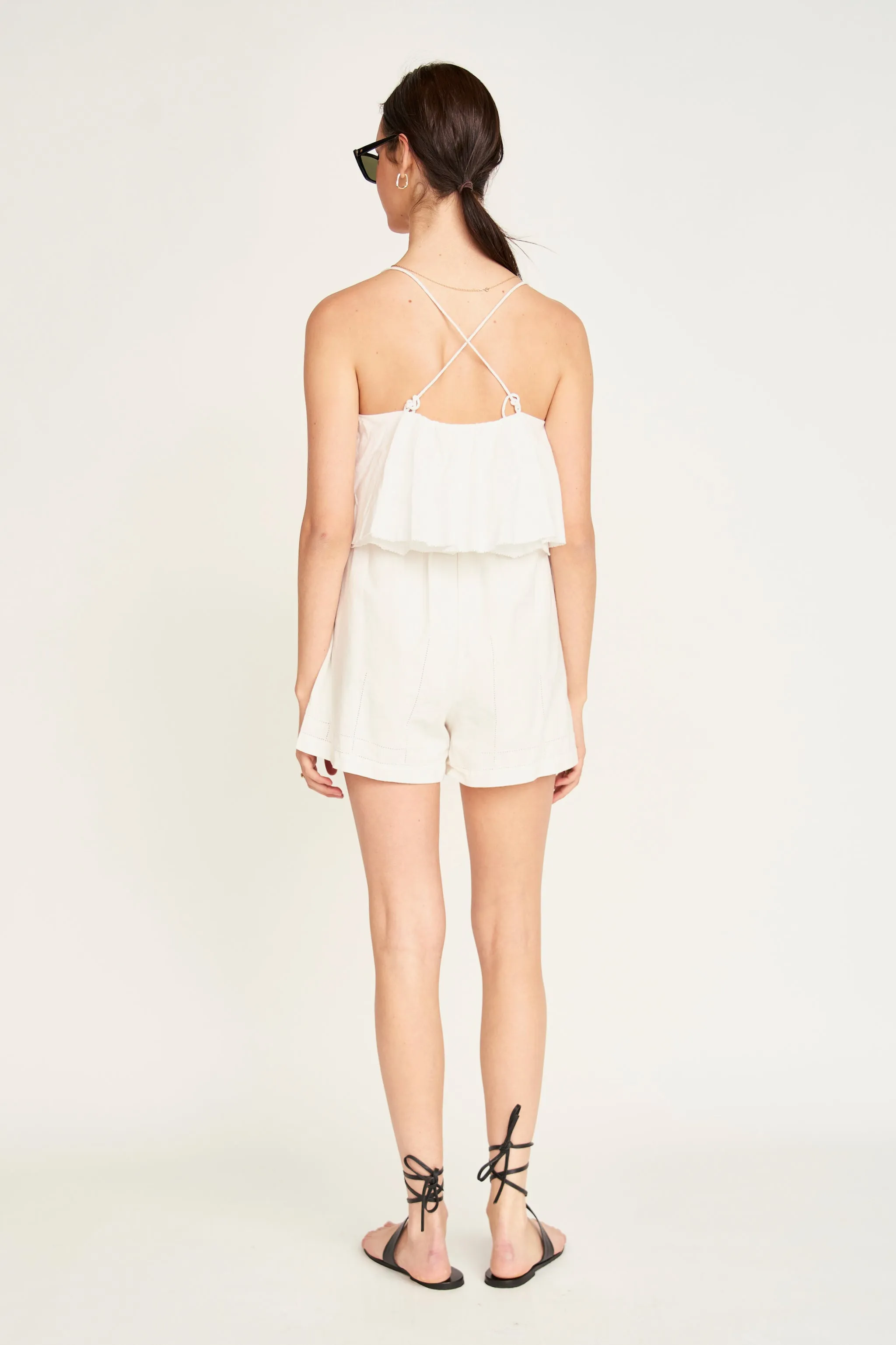 Woodstock Short in White sold by Mirth product image thumbnail 4