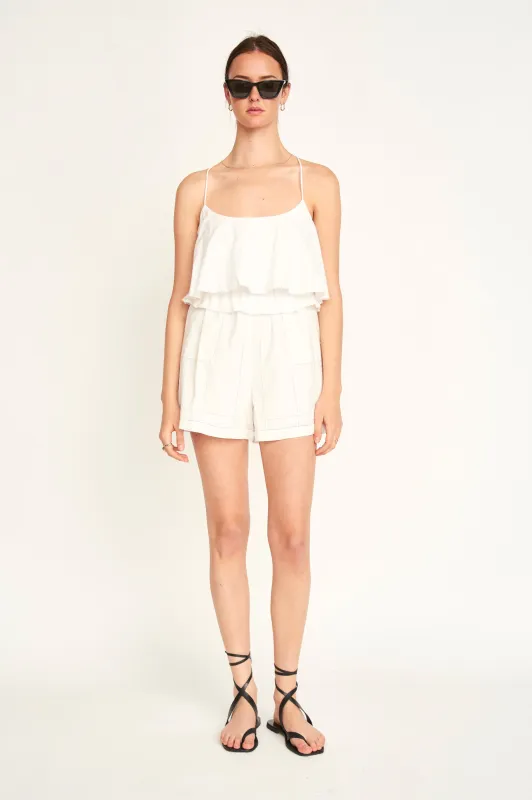 Woodstock Short in White sold by Mirth