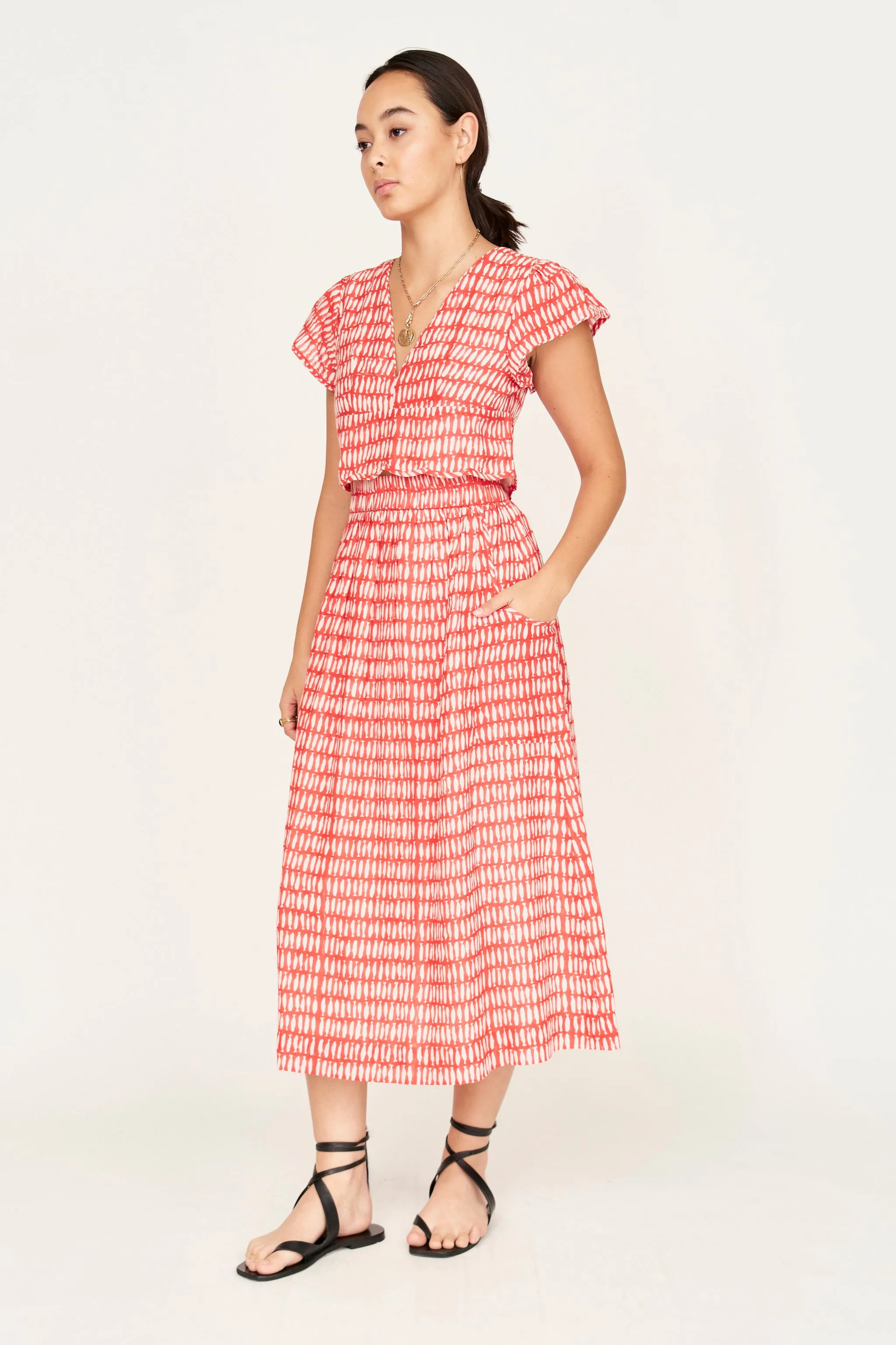 Naples Top in Lobster Minnow sold by Mirth product image thumbnail 3