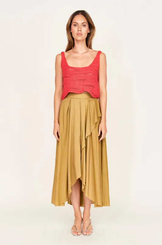 Singapore Skirt in Dijon sold by Mirth