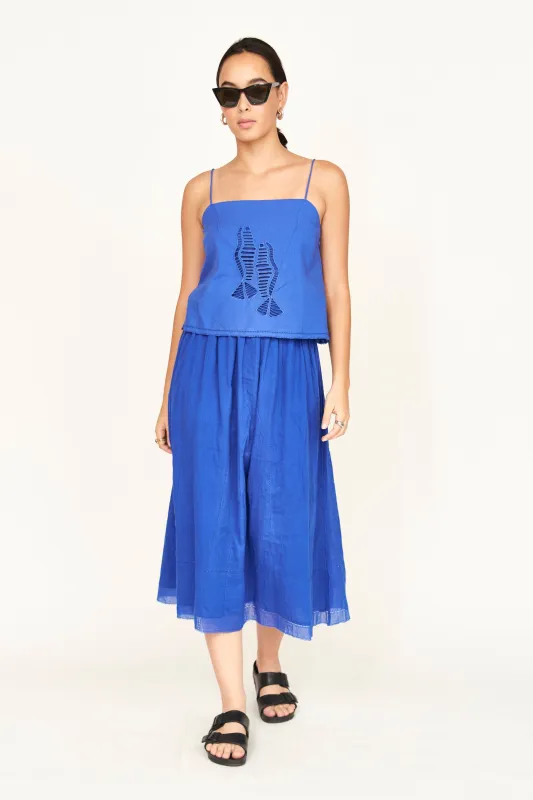 Verona Skirt in Lapis made by Mirth