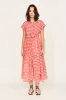 Vienna Maxi Dress in Lobster Minnow sold by Mirth