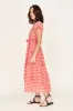 Vienna Maxi Dress in Lobster Minnow sold by Mirth