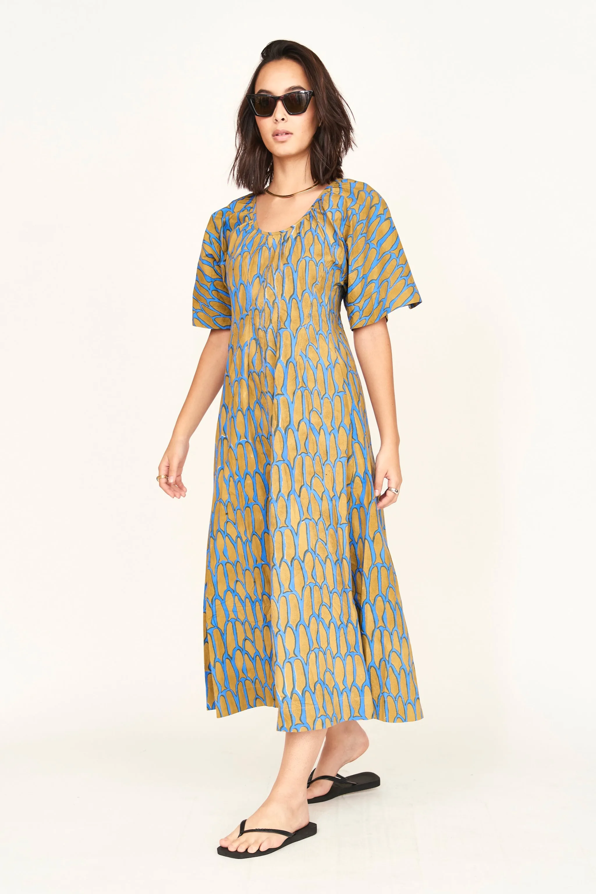 Wailea Dress in Bluefish sold by Mirth product image thumbnail 3