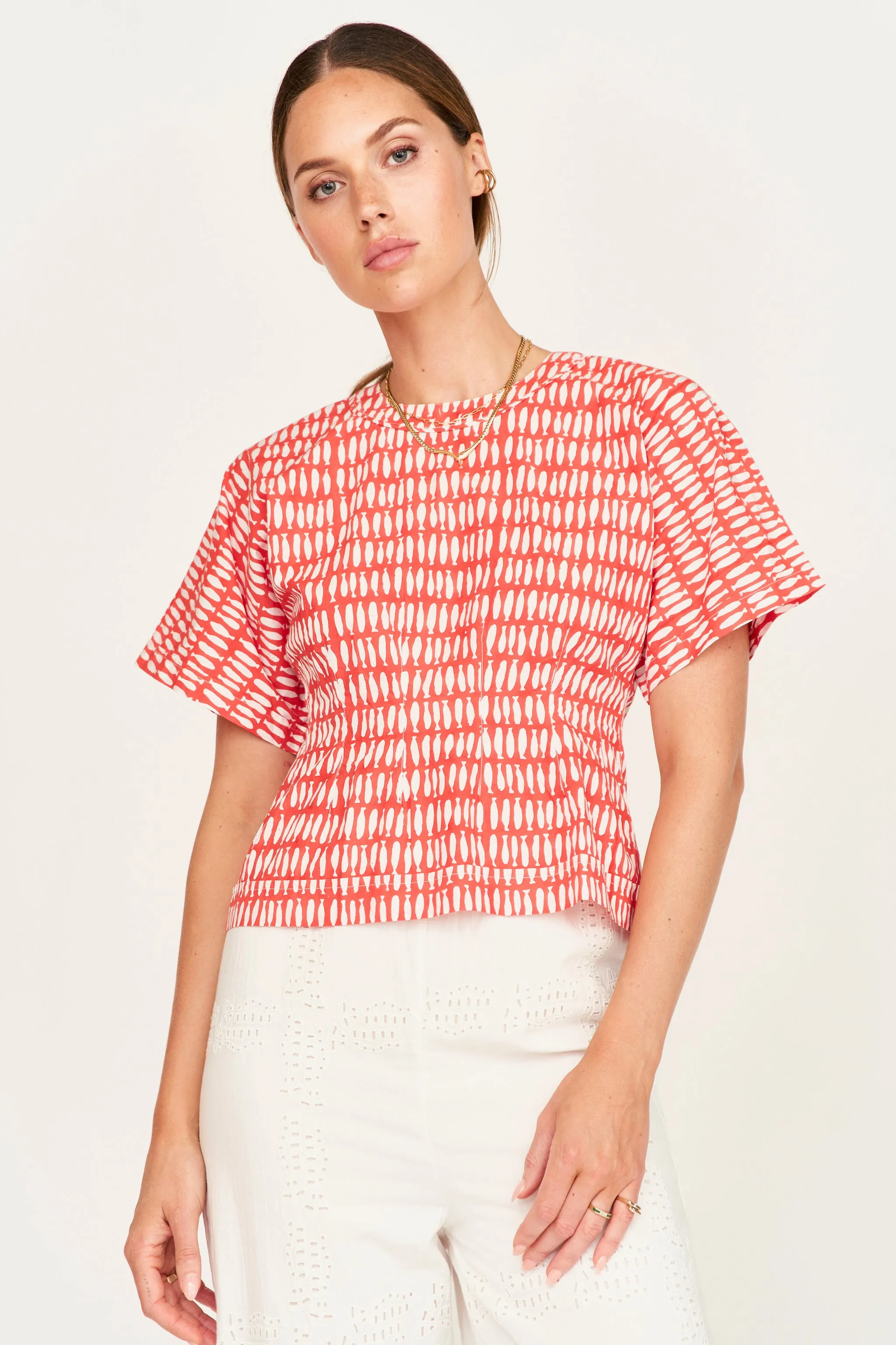 Wailea Top in Lobster Minnow sold by Mirth product image thumbnail 2