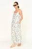 Zuma Dress in White Rainfall sold by Mirth