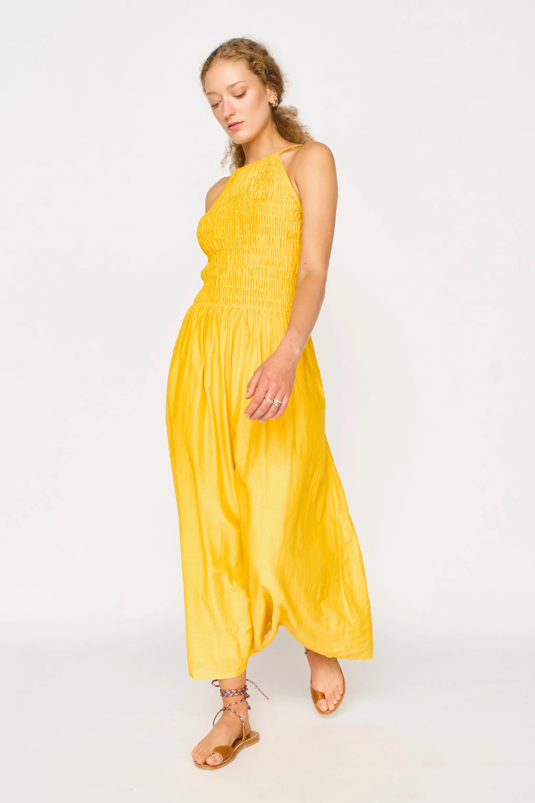 Alba Dress in Canary sold by Mirth product image thumbnail 4