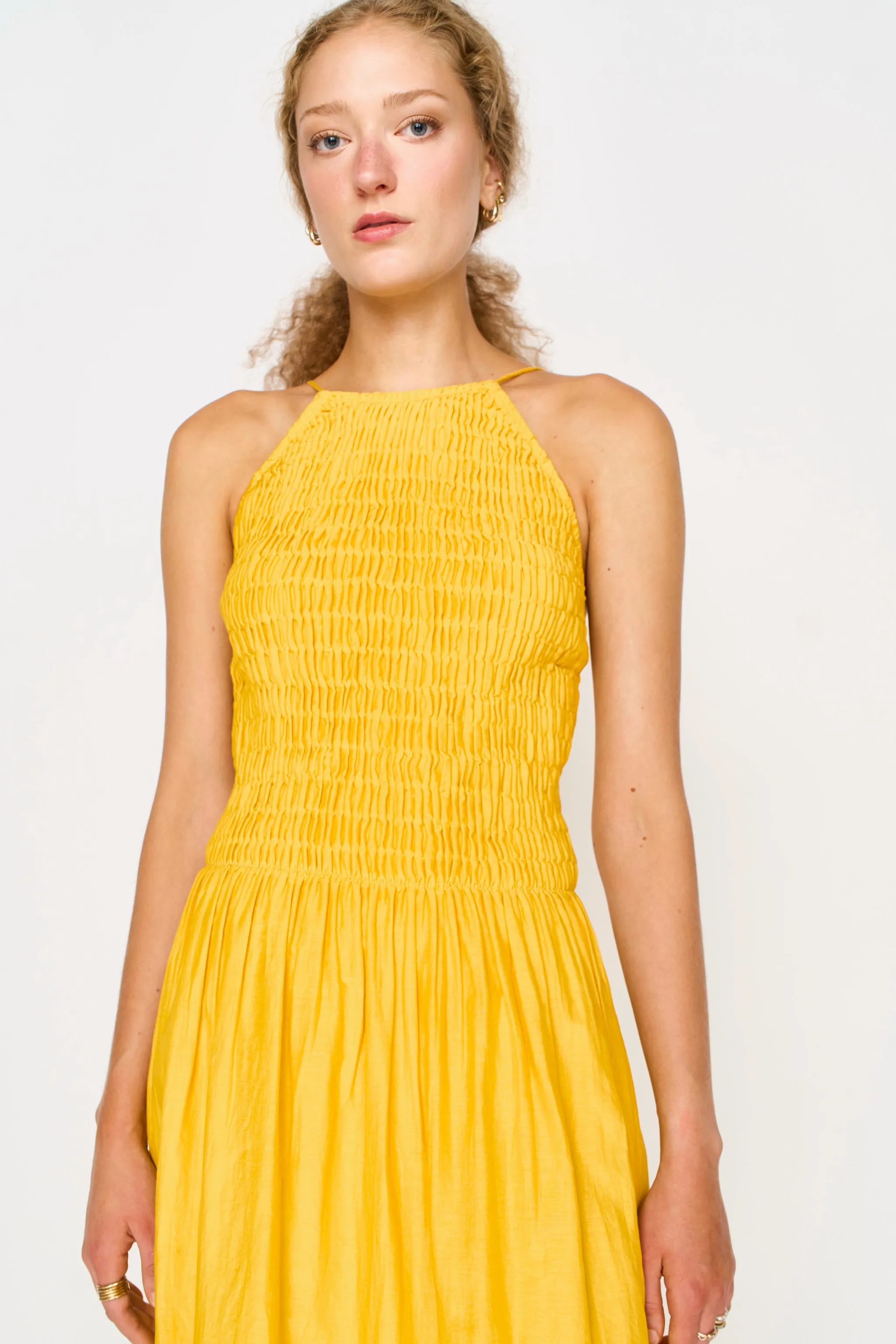 Alba Dress in Canary sold by Mirth product image thumbnail 2