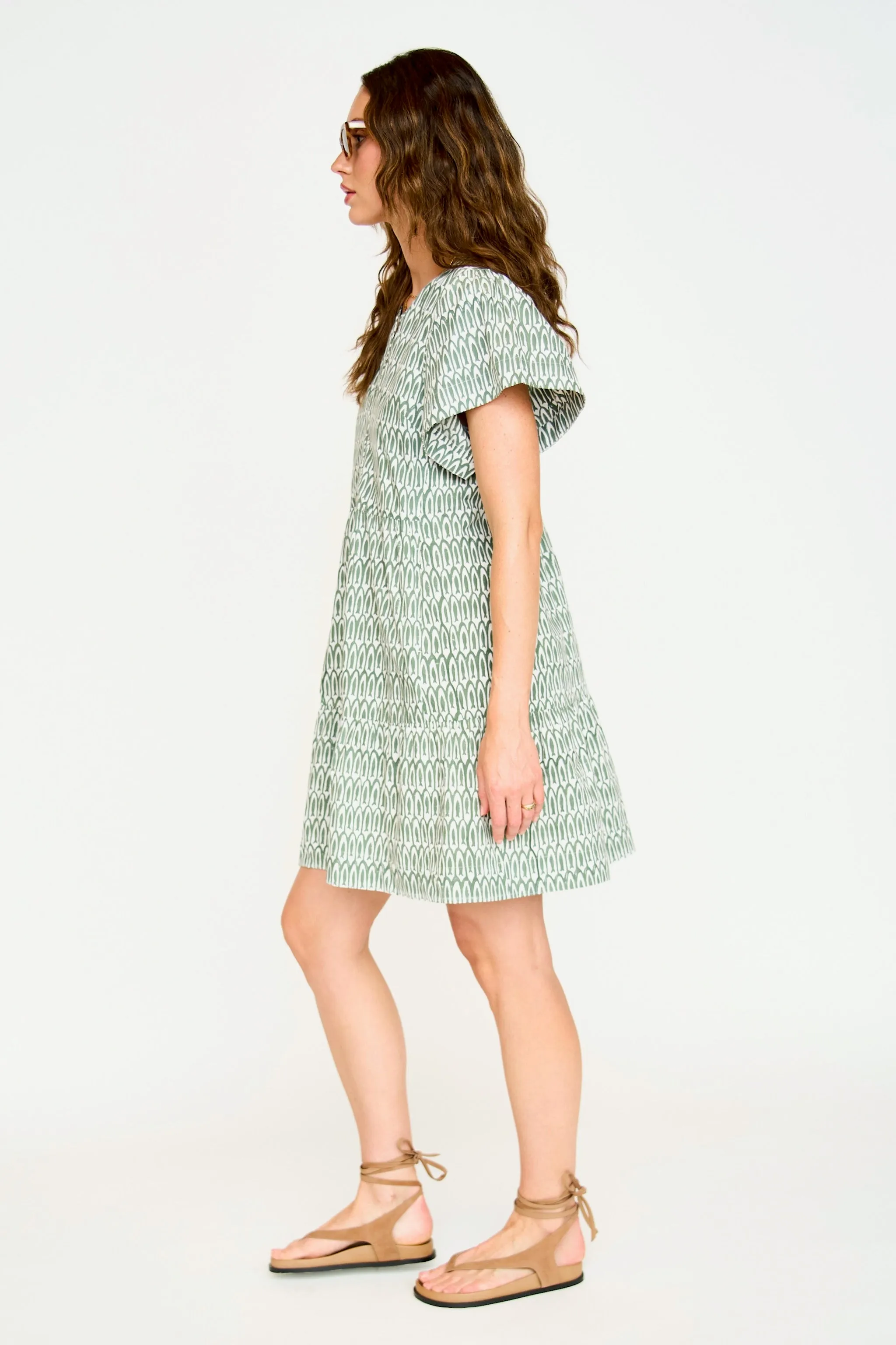 Beacon Hill Dress in Kelp Minnow sold by Mirth product image thumbnail 4