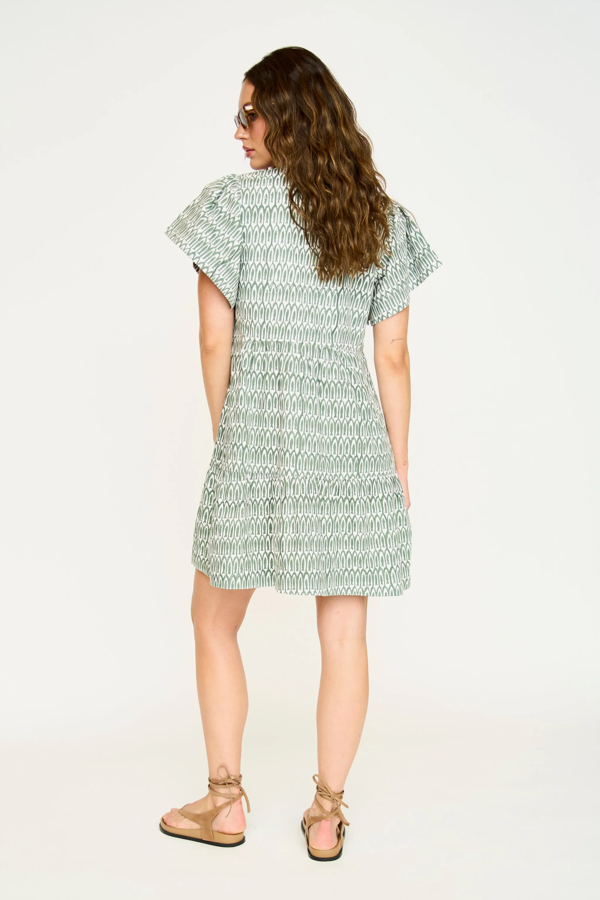 Beacon Hill Dress in Kelp Minnow sold by Mirth product image thumbnail 5