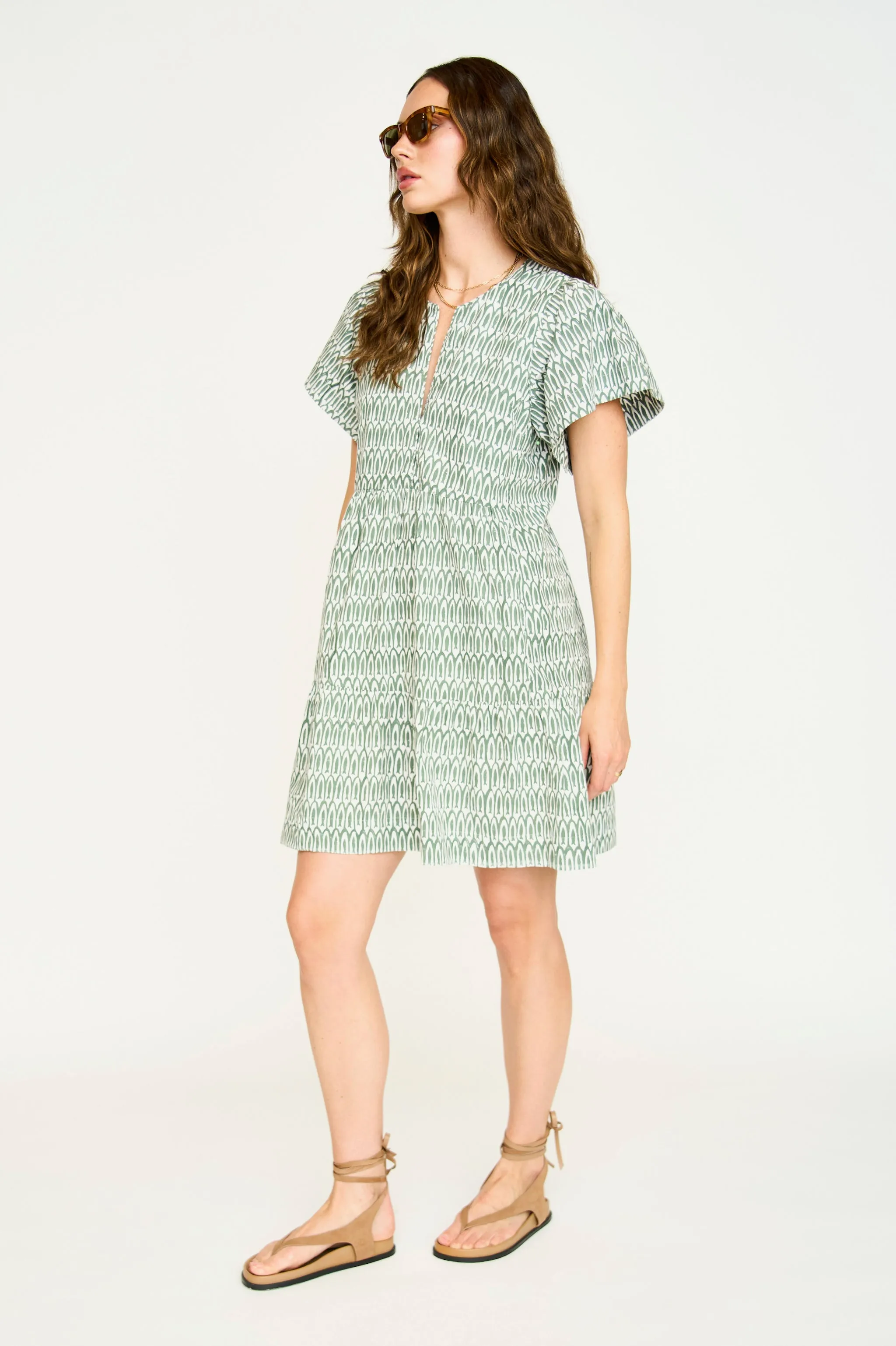 Beacon Hill Dress in Kelp Minnow sold by Mirth product image thumbnail 3