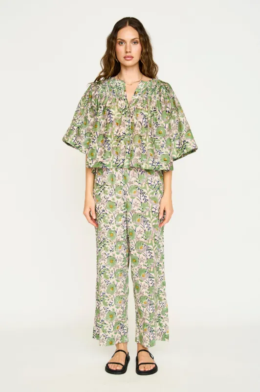 Kerala Blouse in Lavender Bloom sold by Mirth