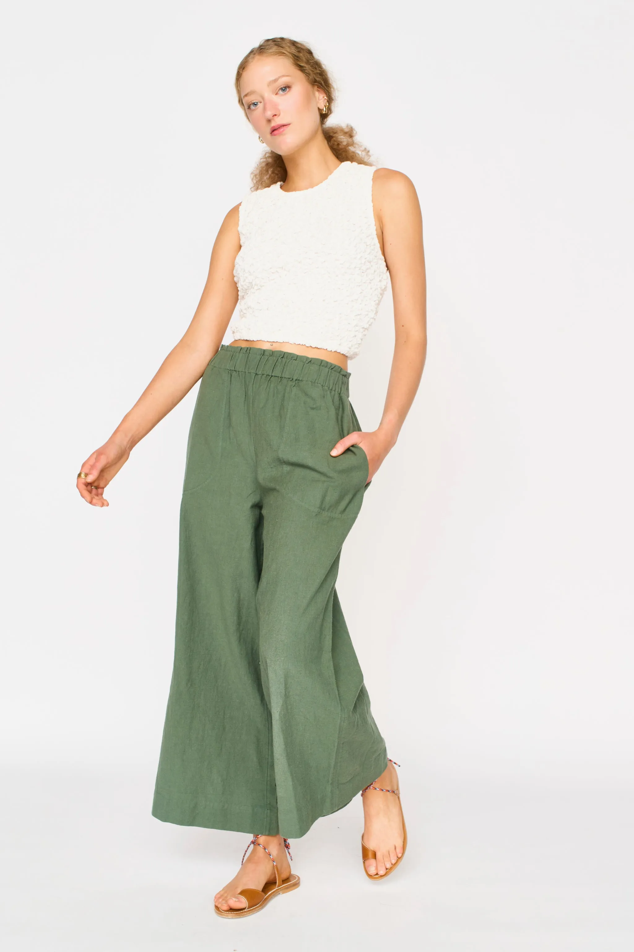 Mirth Pant in Kelp (20% off!) sold by Mirth product image thumbnail 3