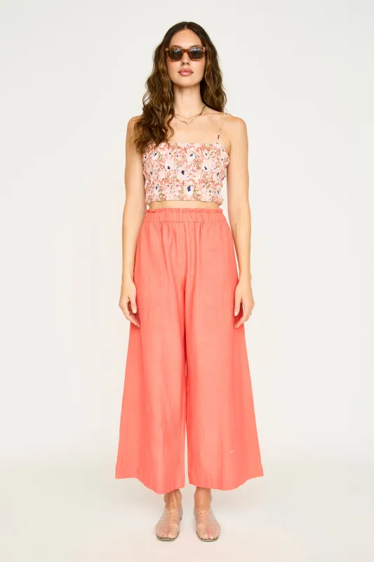 Mirth Pant in Melon sold by Mirth