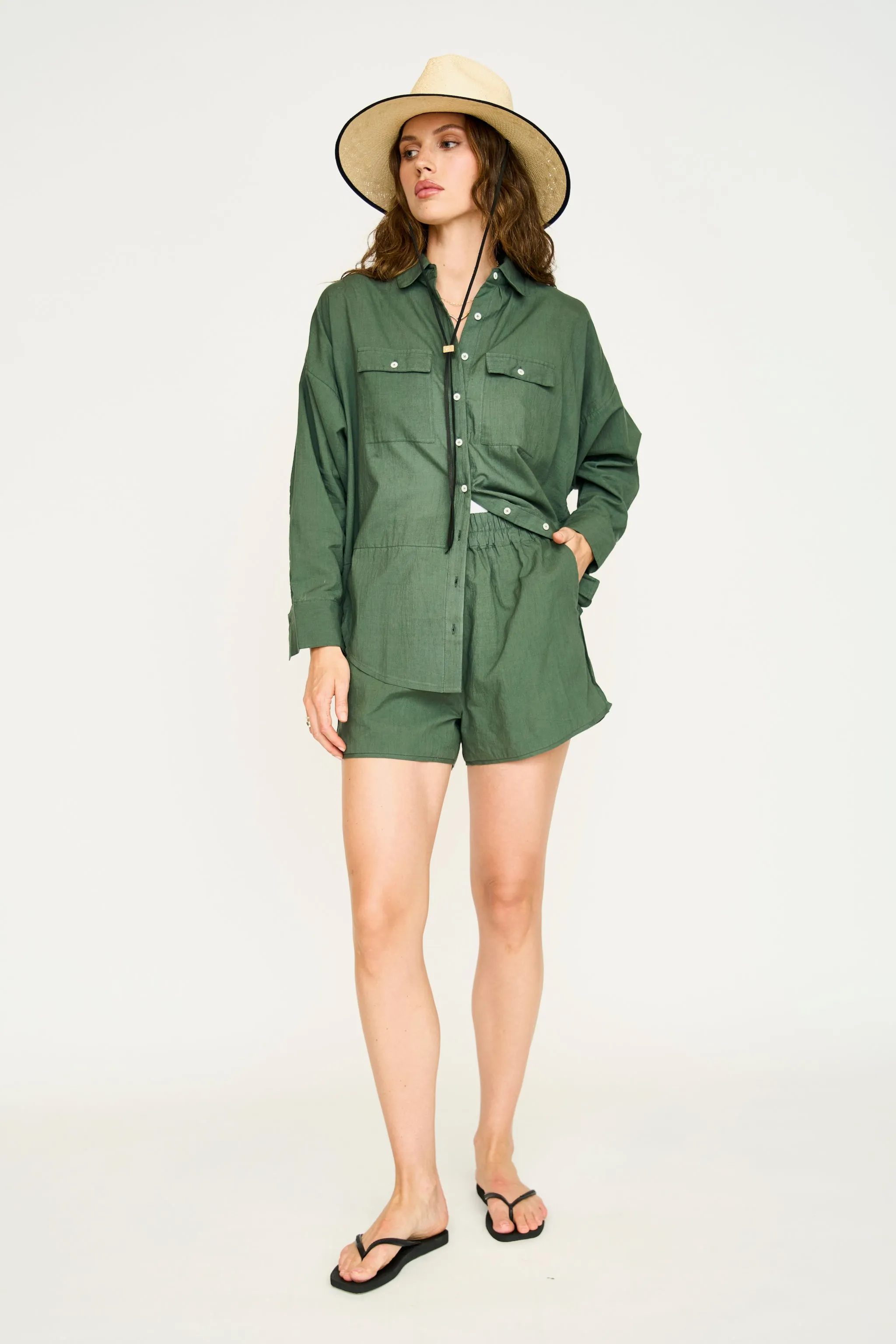 Track Short in Kelp sold by Mirth