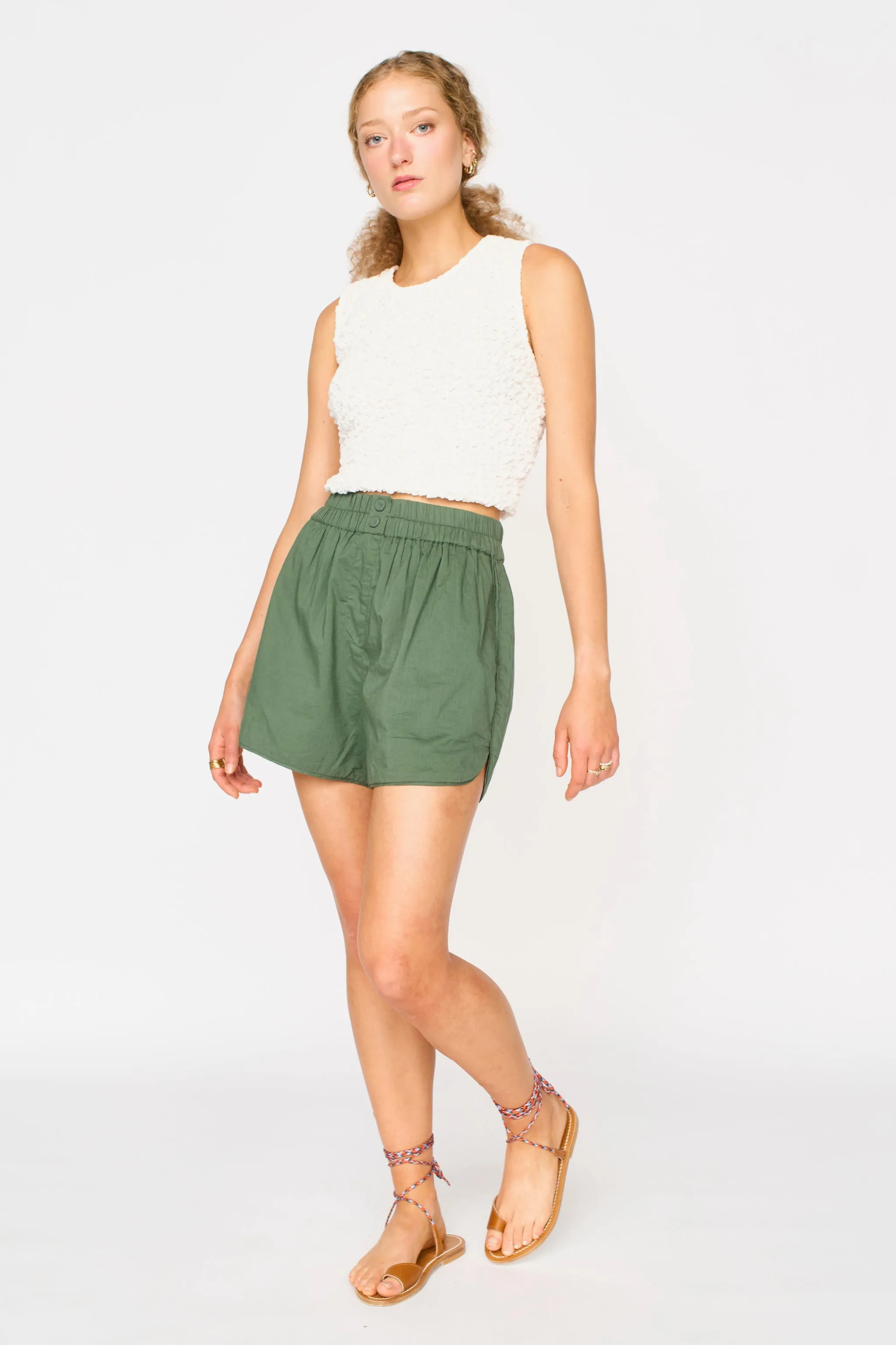 Track Short in Kelp sold by Mirth product image thumbnail 4