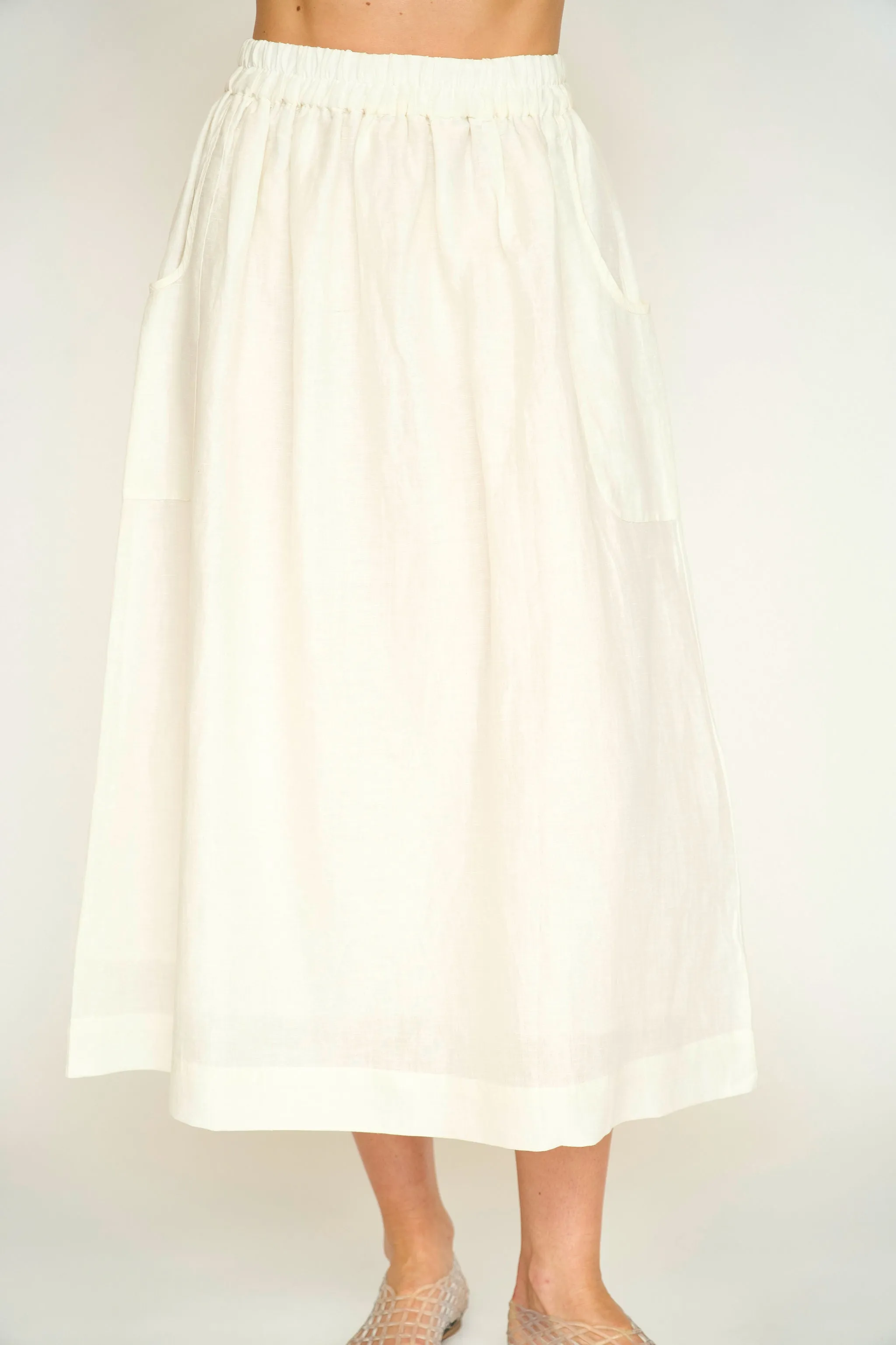 Verona Skirt in White sold by Mirth product image thumbnail 2