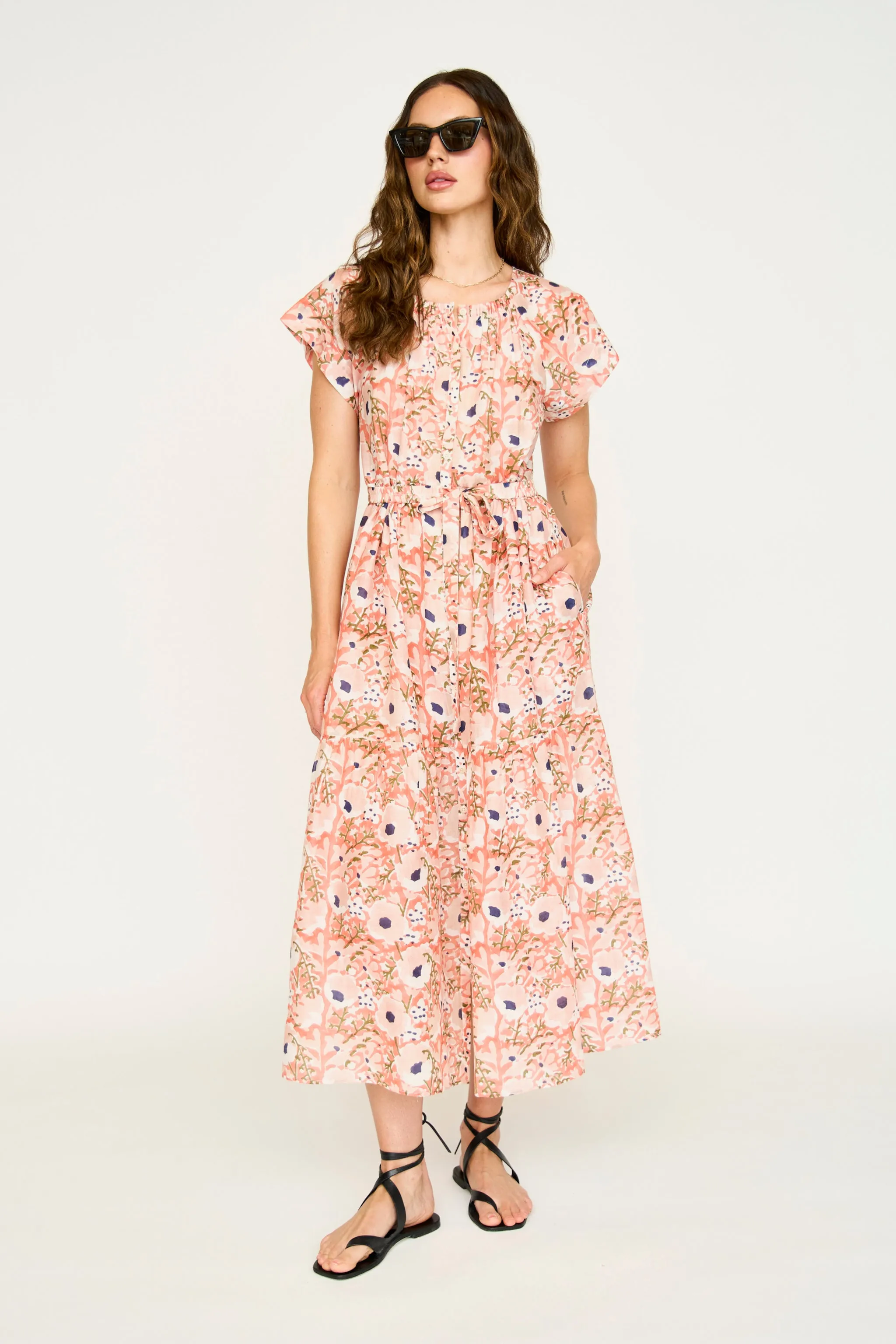Vienna Maxi Dress in Primrose sold by Mirth