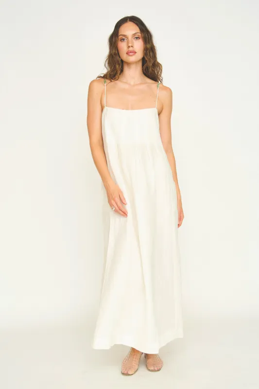 Zuma Dress in White sold by Mirth