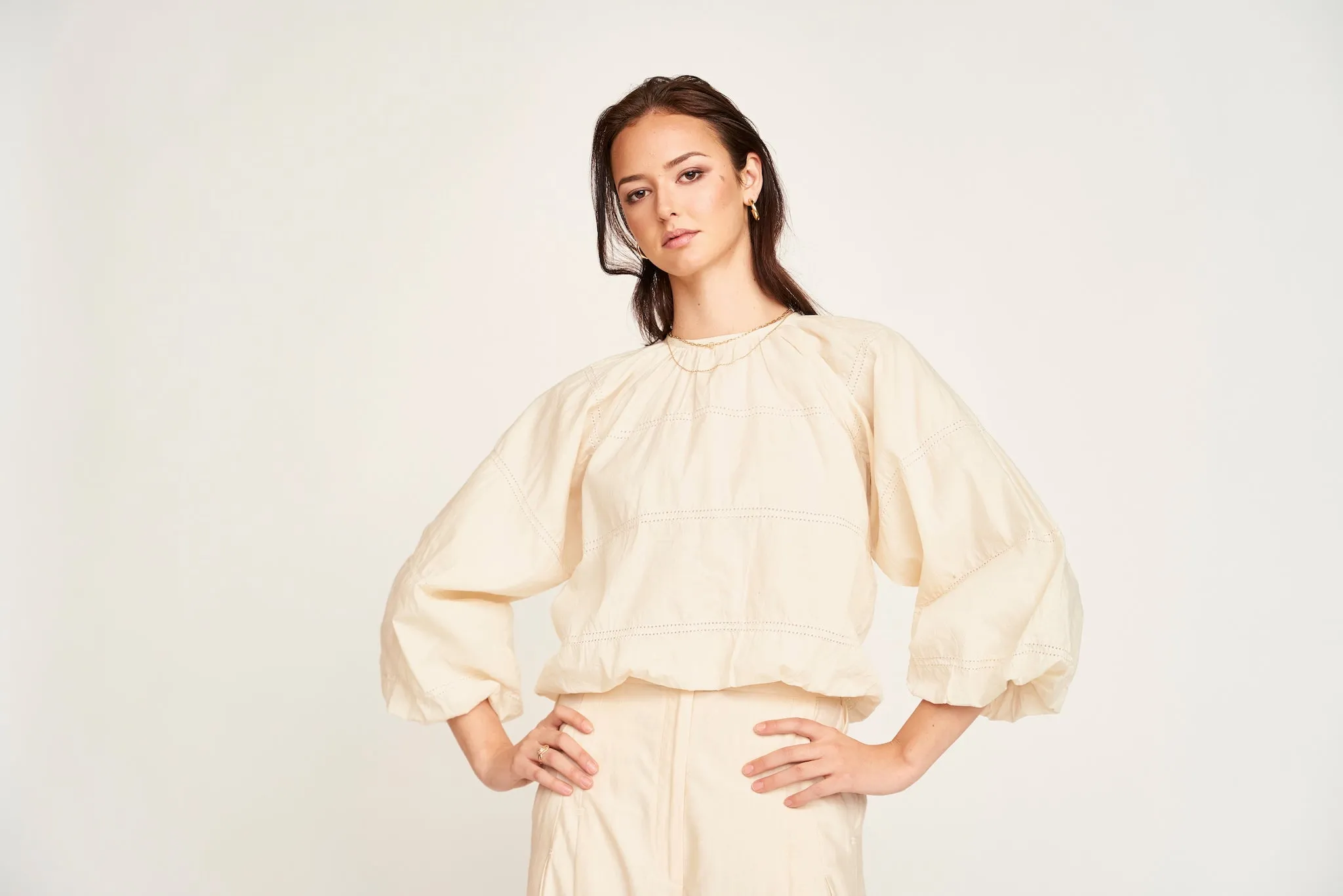 Andaman Top in Alabaster sold by Mirth product image thumbnail 4