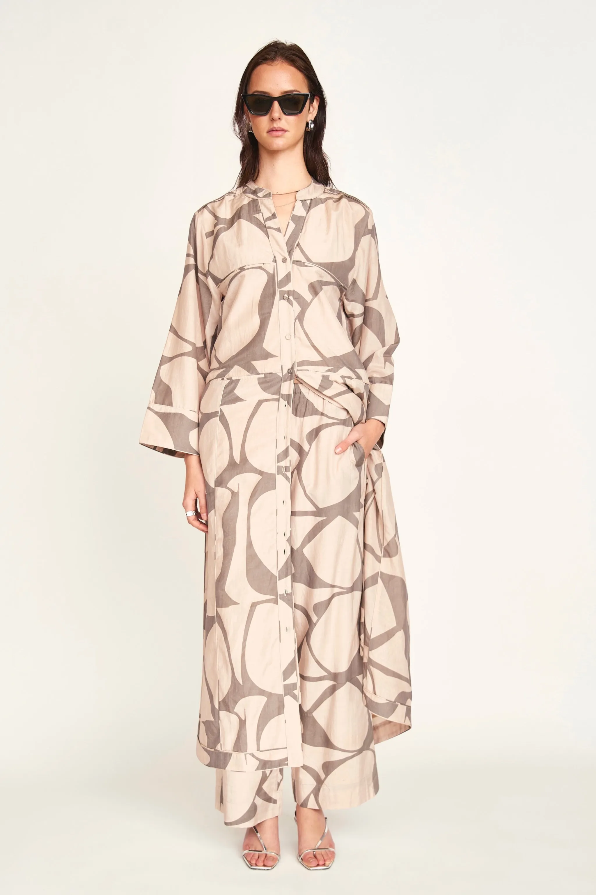 Baden Pant in Putty Jurassic sold by Mirth