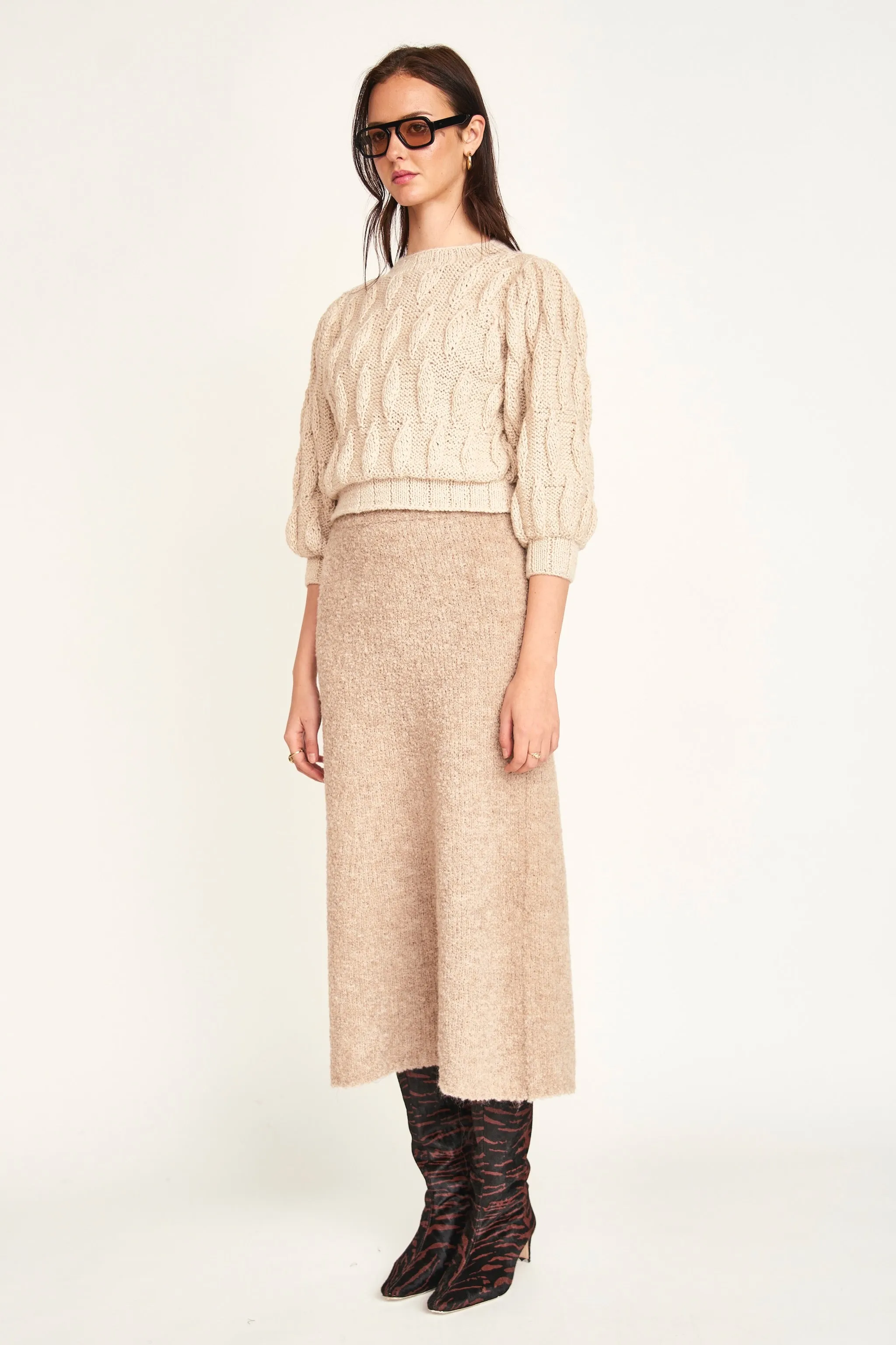 Bavaria Teardrop Pullover in Sand sold by Mirth product image thumbnail 3