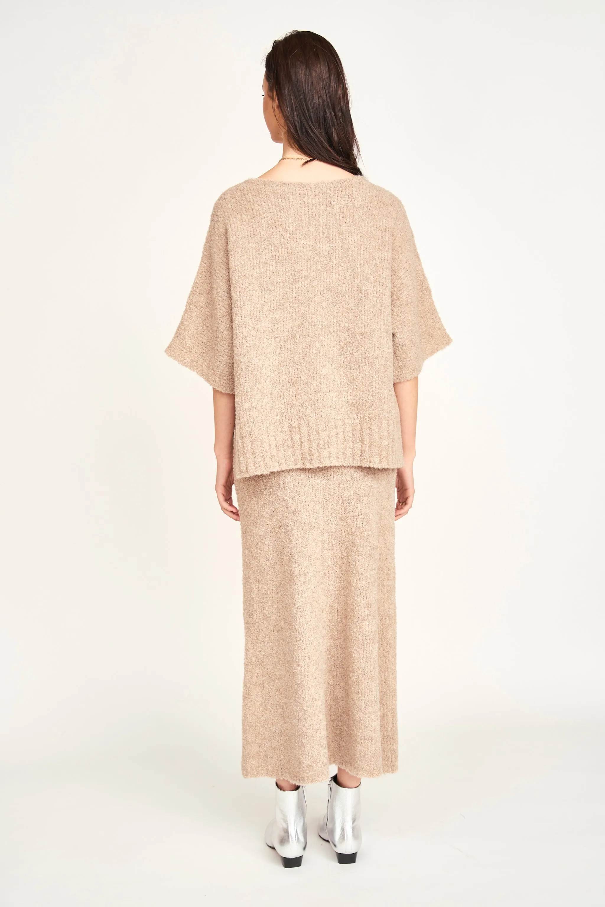 Fez Boucle Top in Graham Cracker sold by Mirth product image thumbnail 4