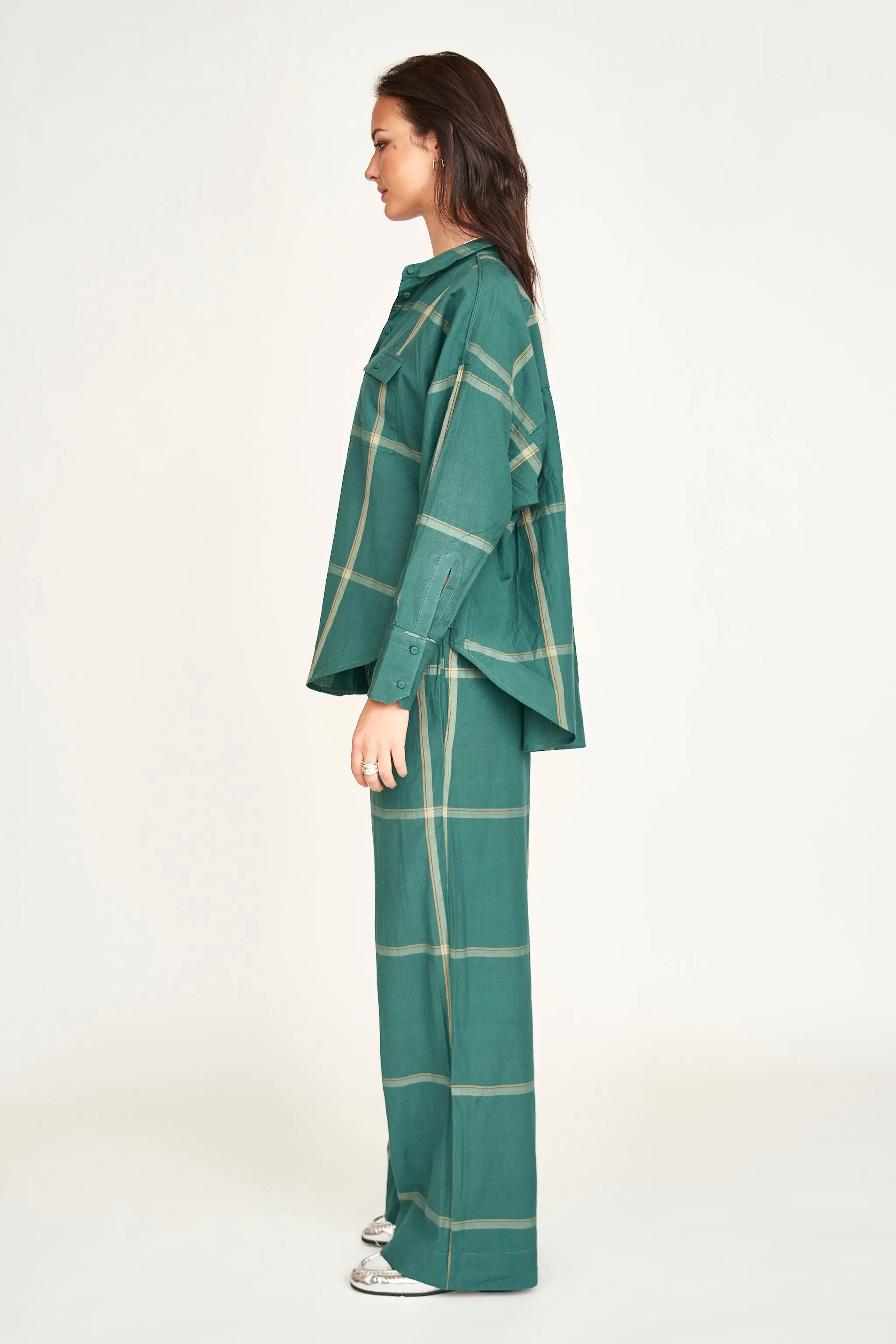 Kyoto Shirt in Mallard Plaid sold by Mirth product image thumbnail 4