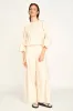 Lecce Wide Leg Pant in Alabaster sold by Mirth