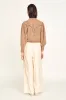 Lecce Wide Leg Pant in Alabaster sold by Mirth