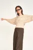 Solvang Dolman Pullover in Oatmeal sold by Mirth