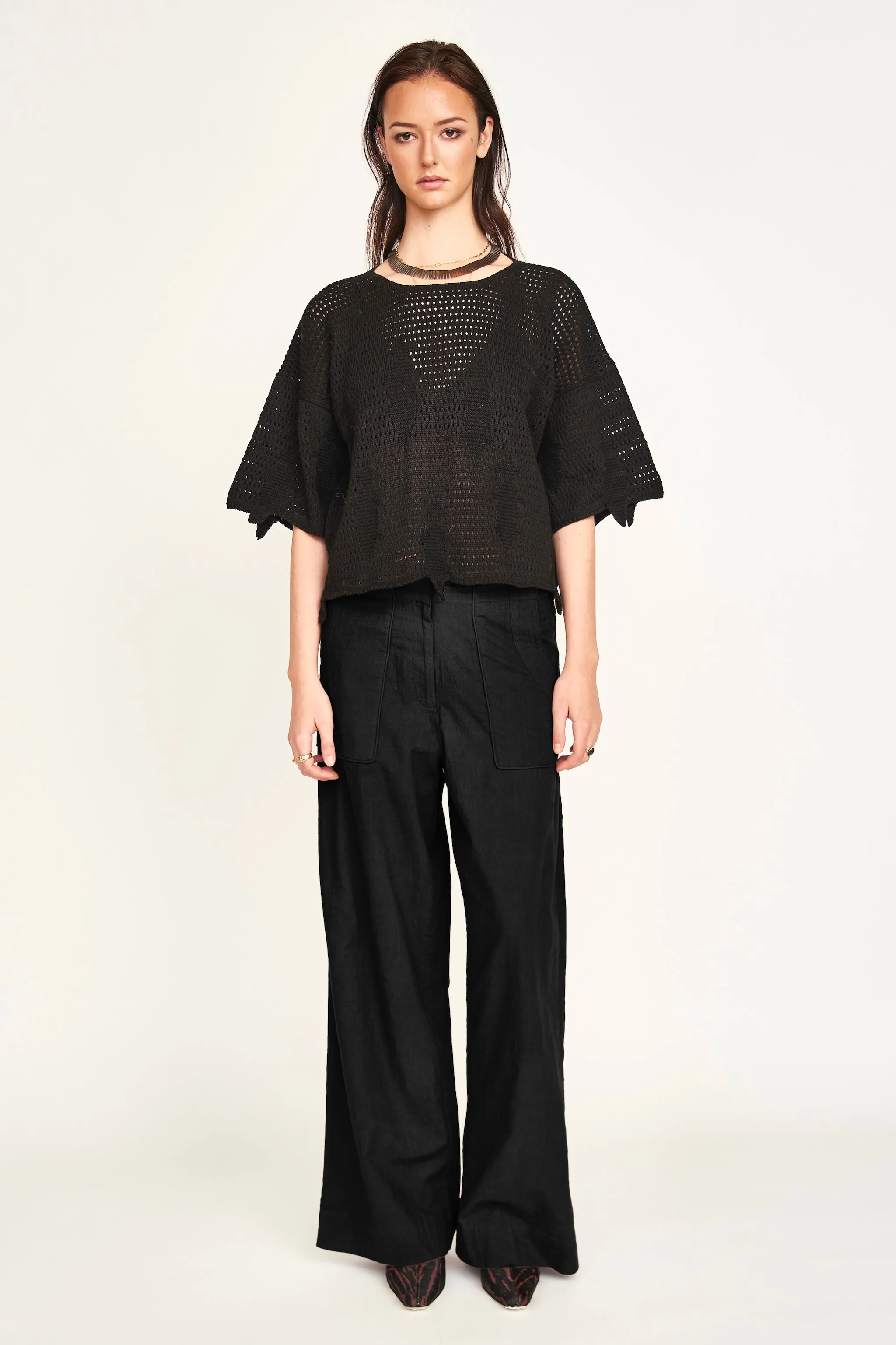 Tivot Pant in Black sold by Mirth