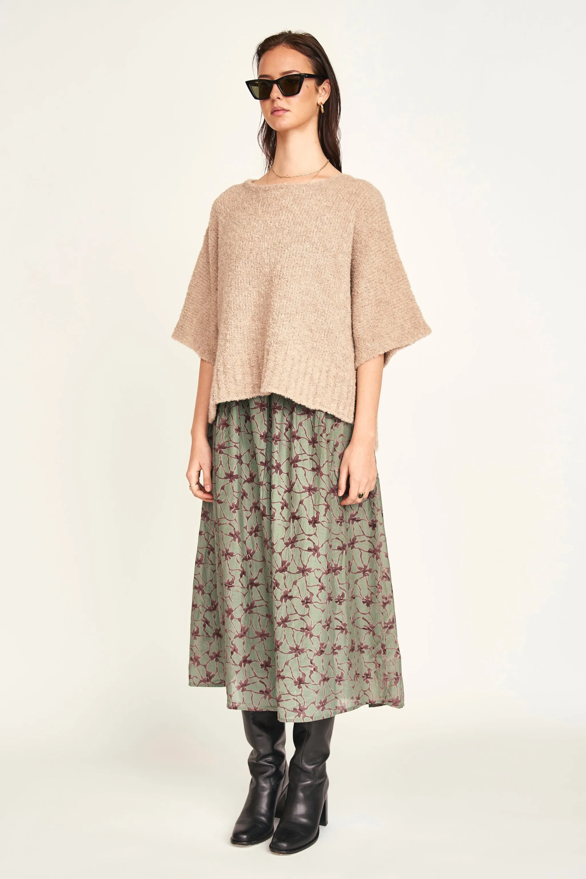 Verona Skirt in Shadow Kudzu sold by Mirth product image thumbnail 4