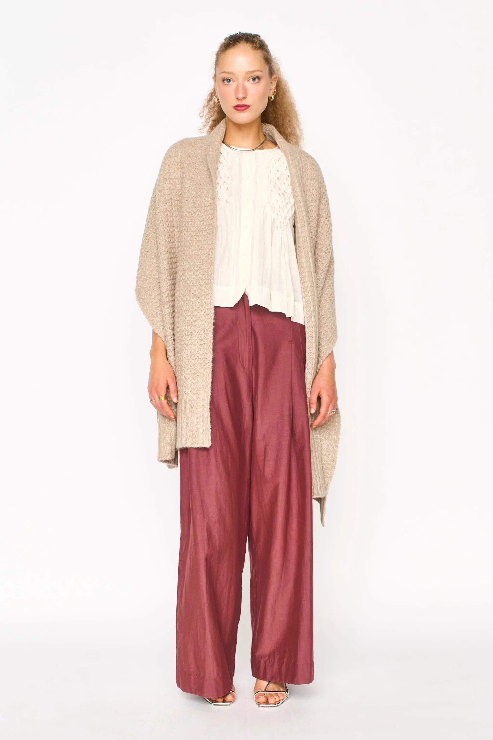 Oversized Scarf in Graham Cracker sold by Mirth