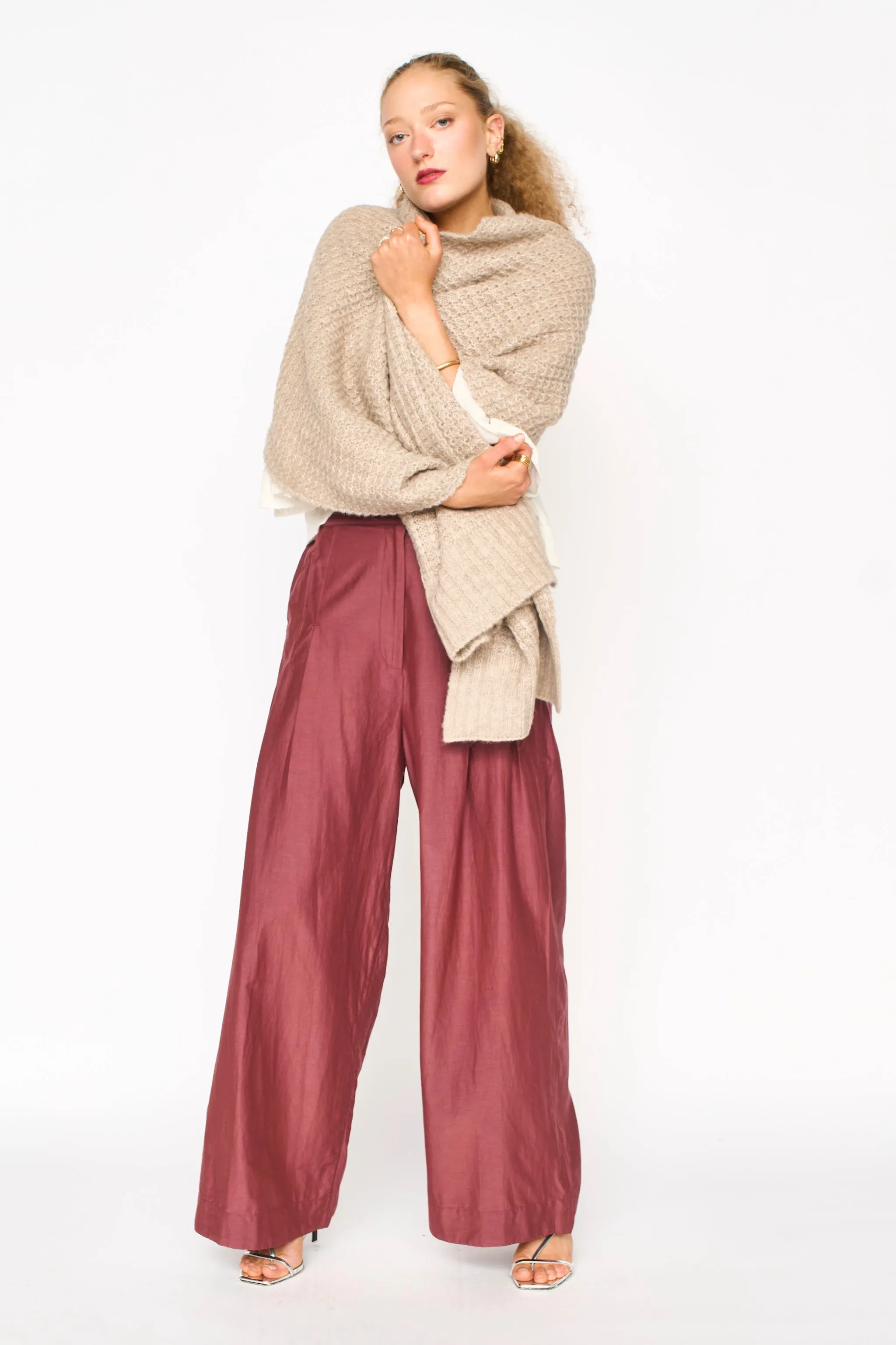 Oversized Scarf in Graham Cracker sold by Mirth product image thumbnail 2